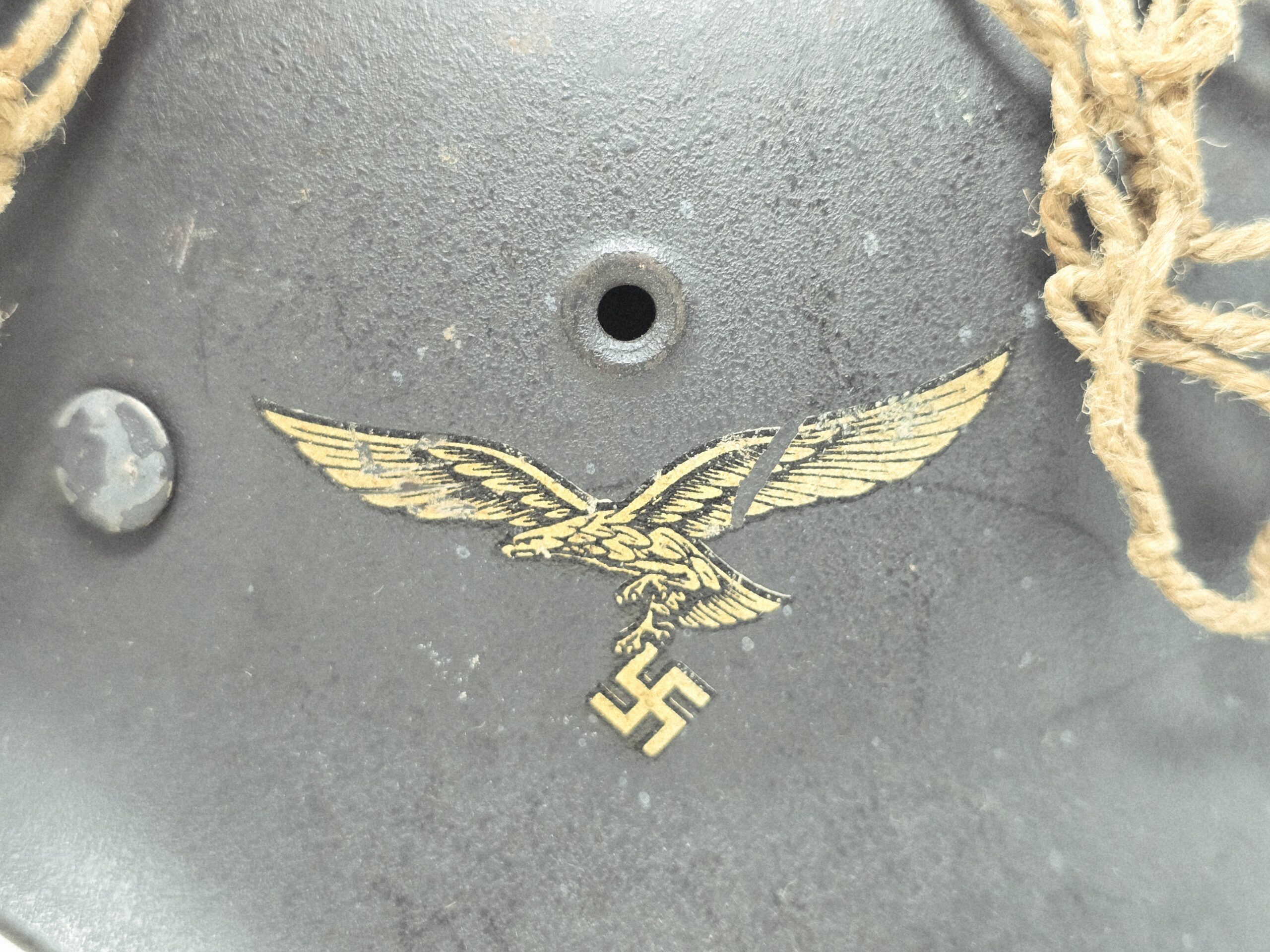 M40 Luftwaffe Helmet by EF, With Net - Image 2