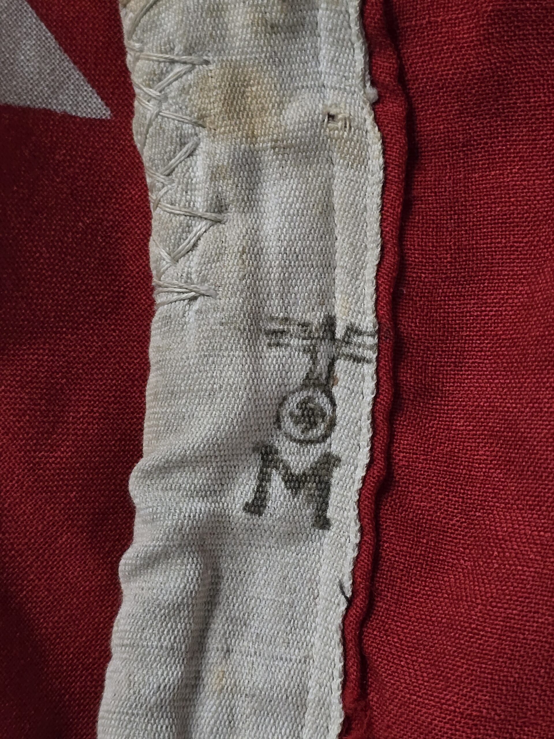Enormous Kriegsmarine Battle Flag, KM Marked - Image 2