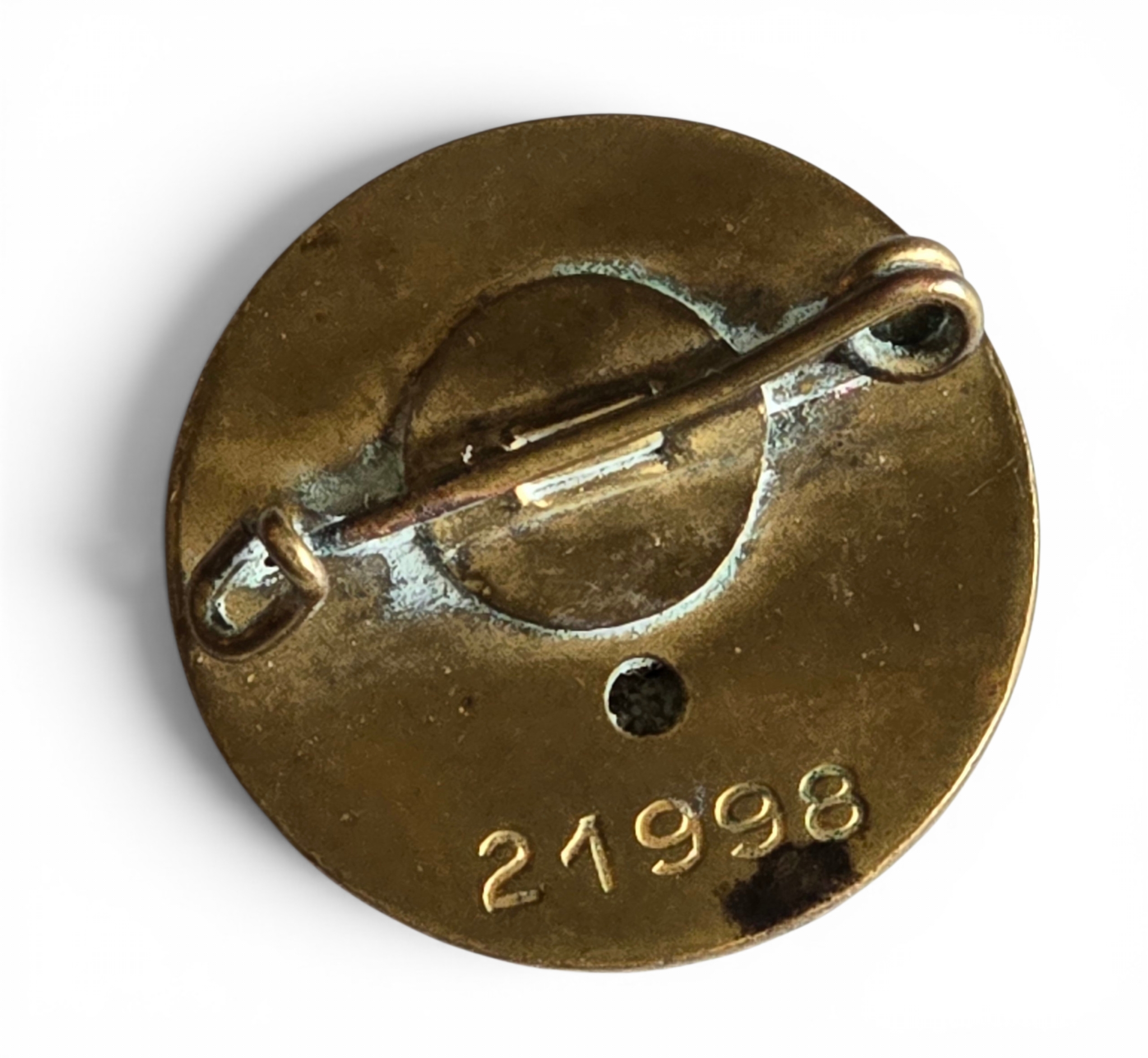 NSDAP Gold Party Badge, 21998 25mm - Image 2