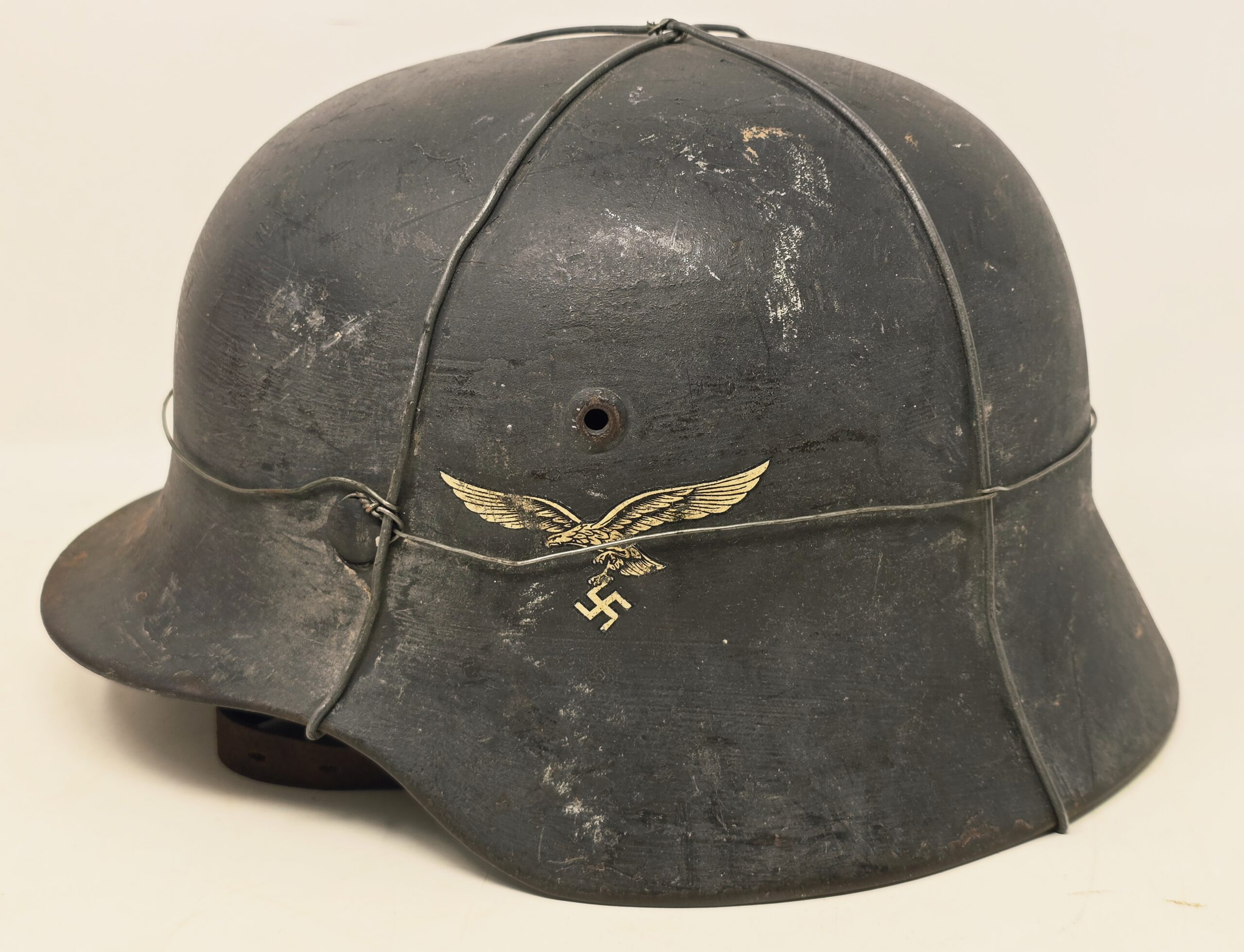 Fine Luftwaffe Wire Camo Helmet