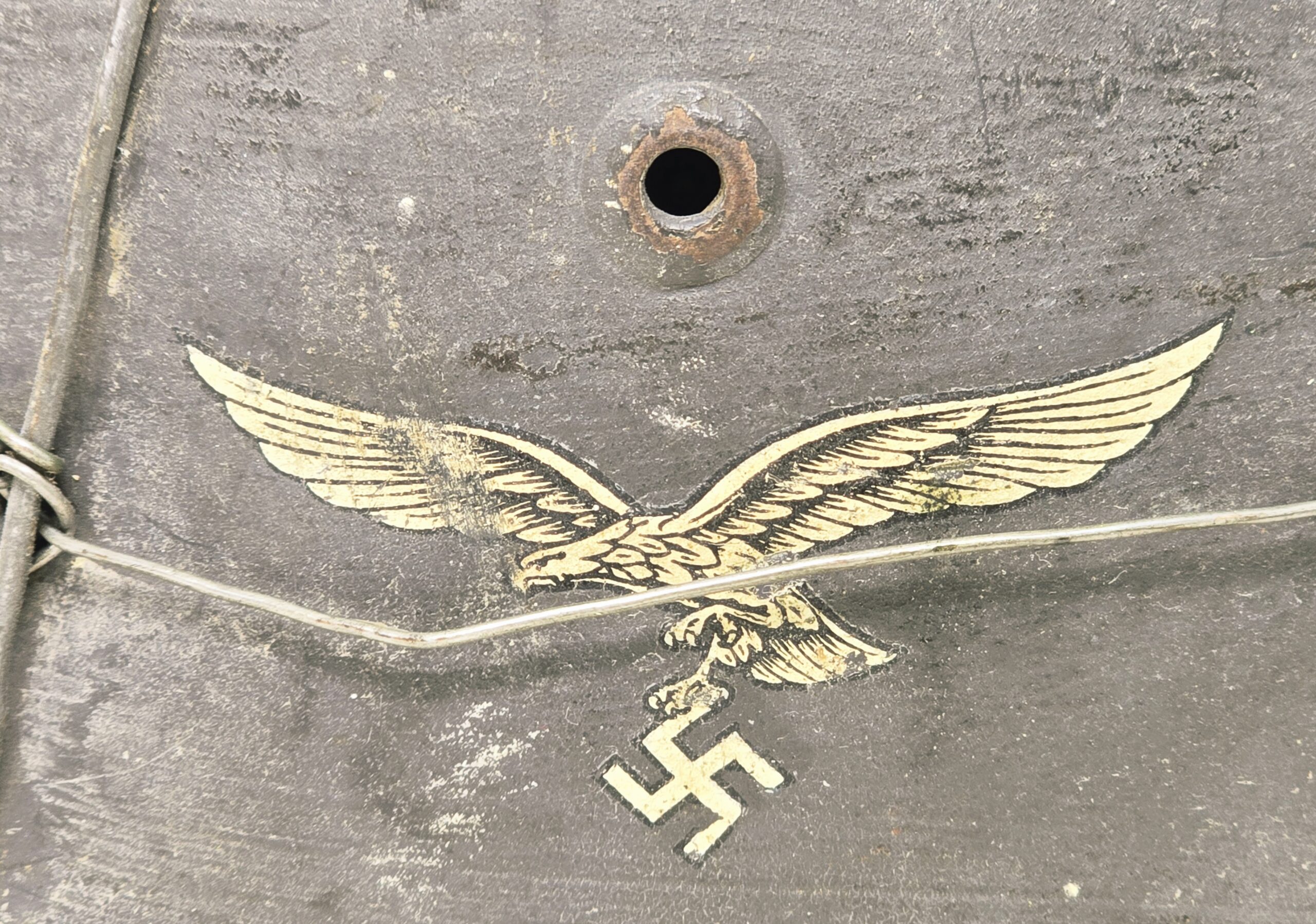 Fine Luftwaffe Wire Camo Helmet - Image 8