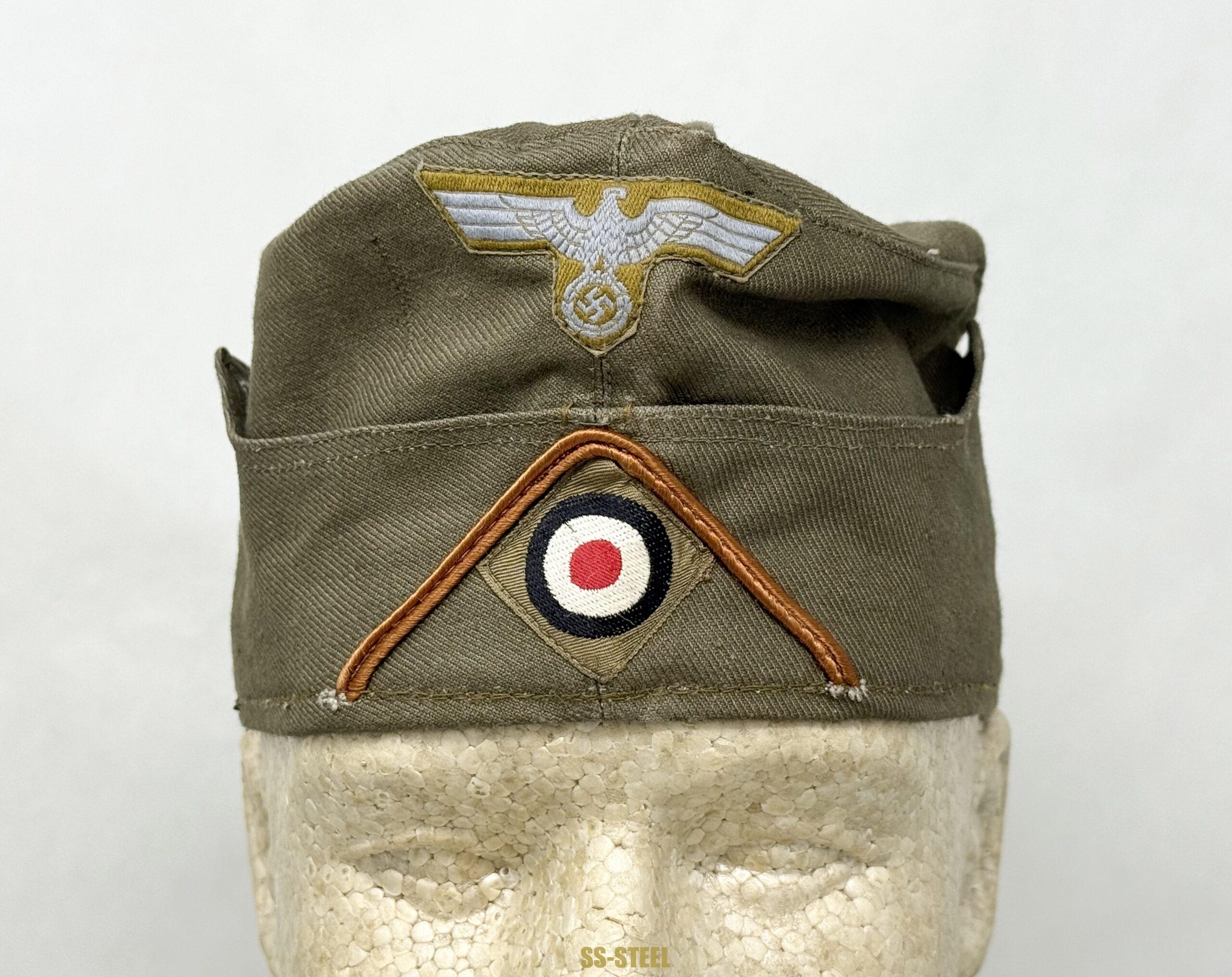 DAK Afrika Korps EM NCO M38 Overseas Cap -UNISSUED - Image 3