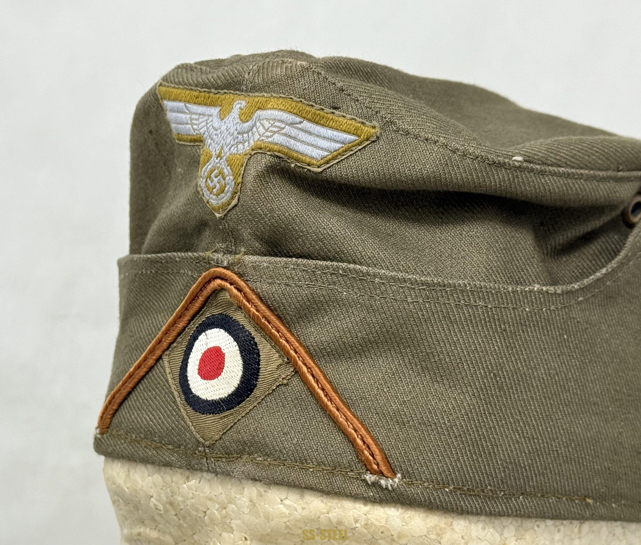 DAK Afrika Korps EM NCO M38 Overseas Cap -UNISSUED - Image 7