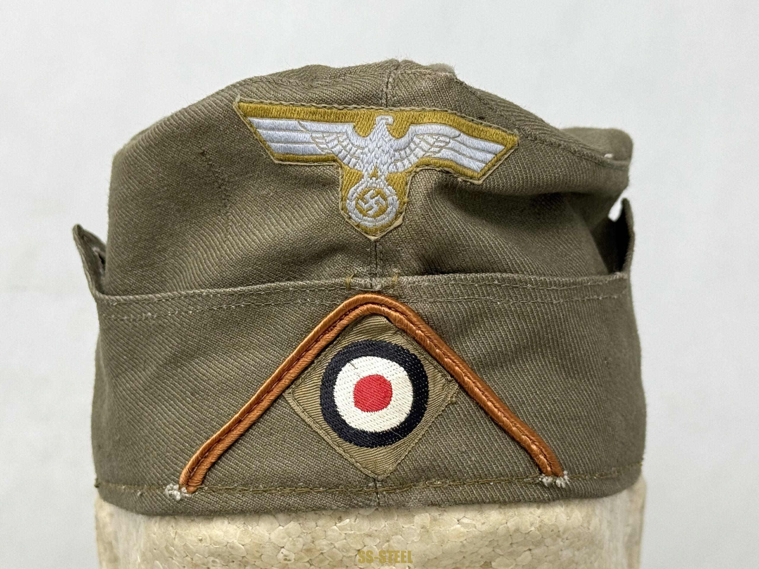 DAK Afrika Korps EM NCO M38 Overseas Cap -UNISSUED - Image 8