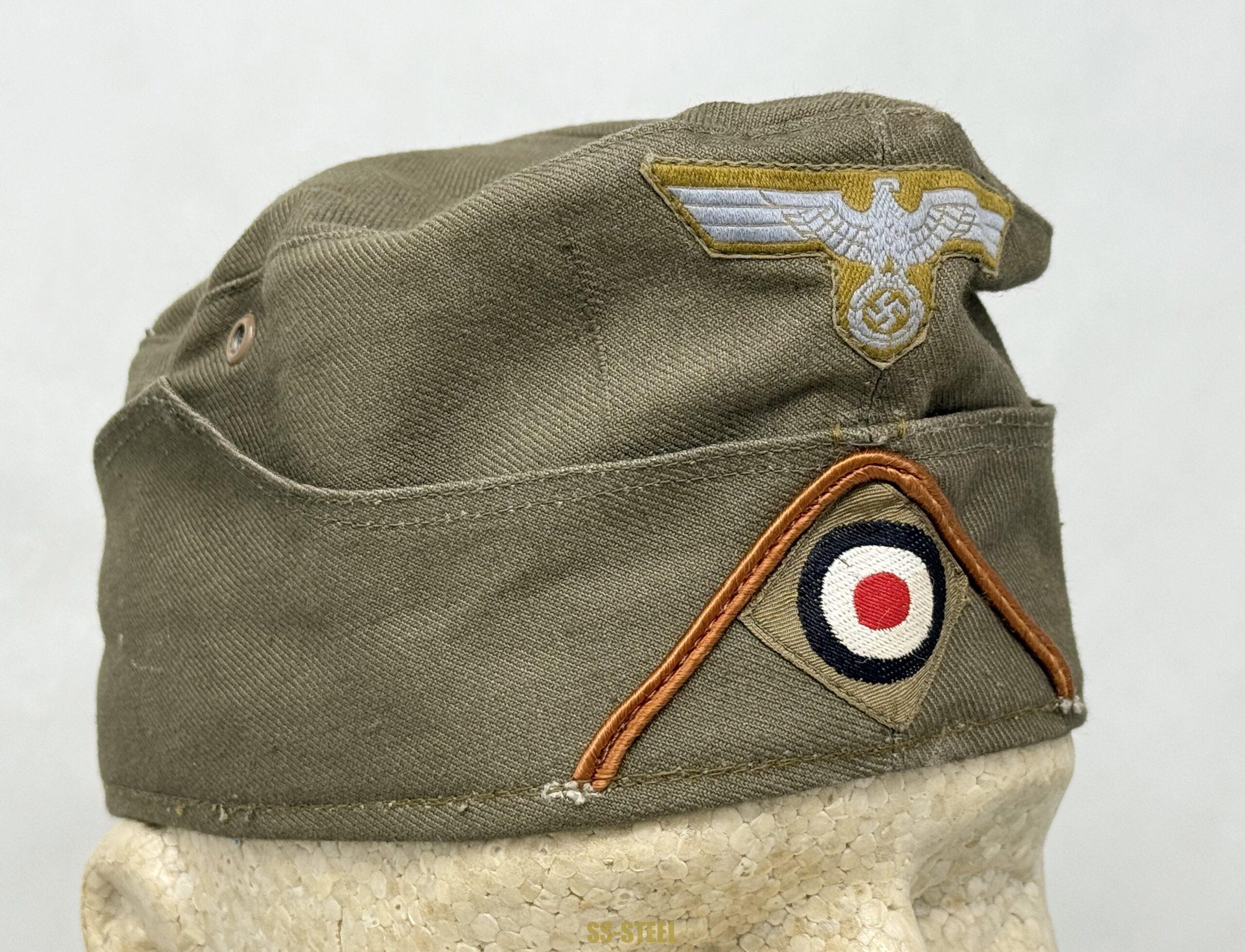 DAK Afrika Korps EM NCO M38 Overseas Cap -UNISSUED - Image 9