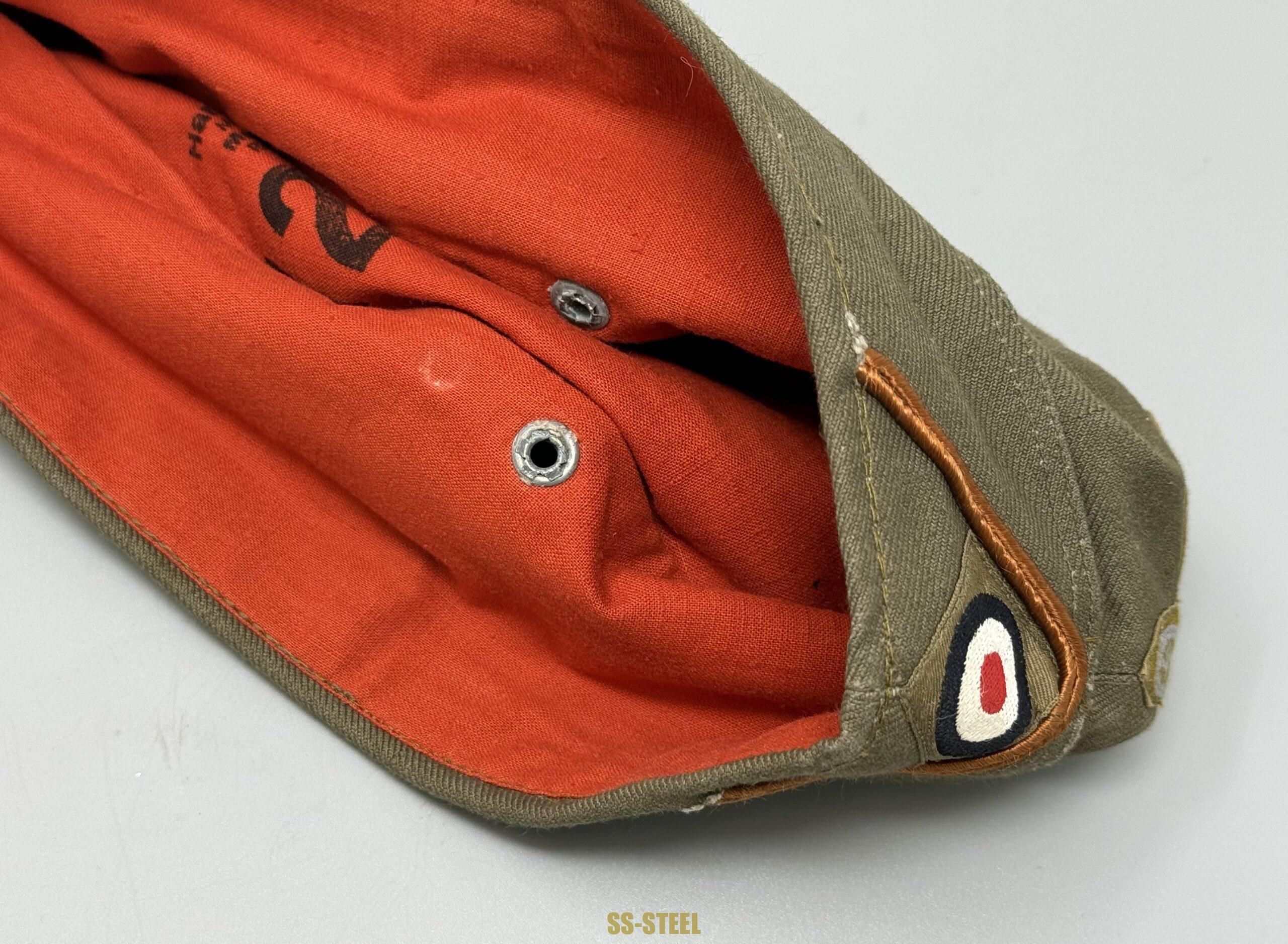 DAK Afrika Korps EM NCO M38 Overseas Cap -UNISSUED - Image 15