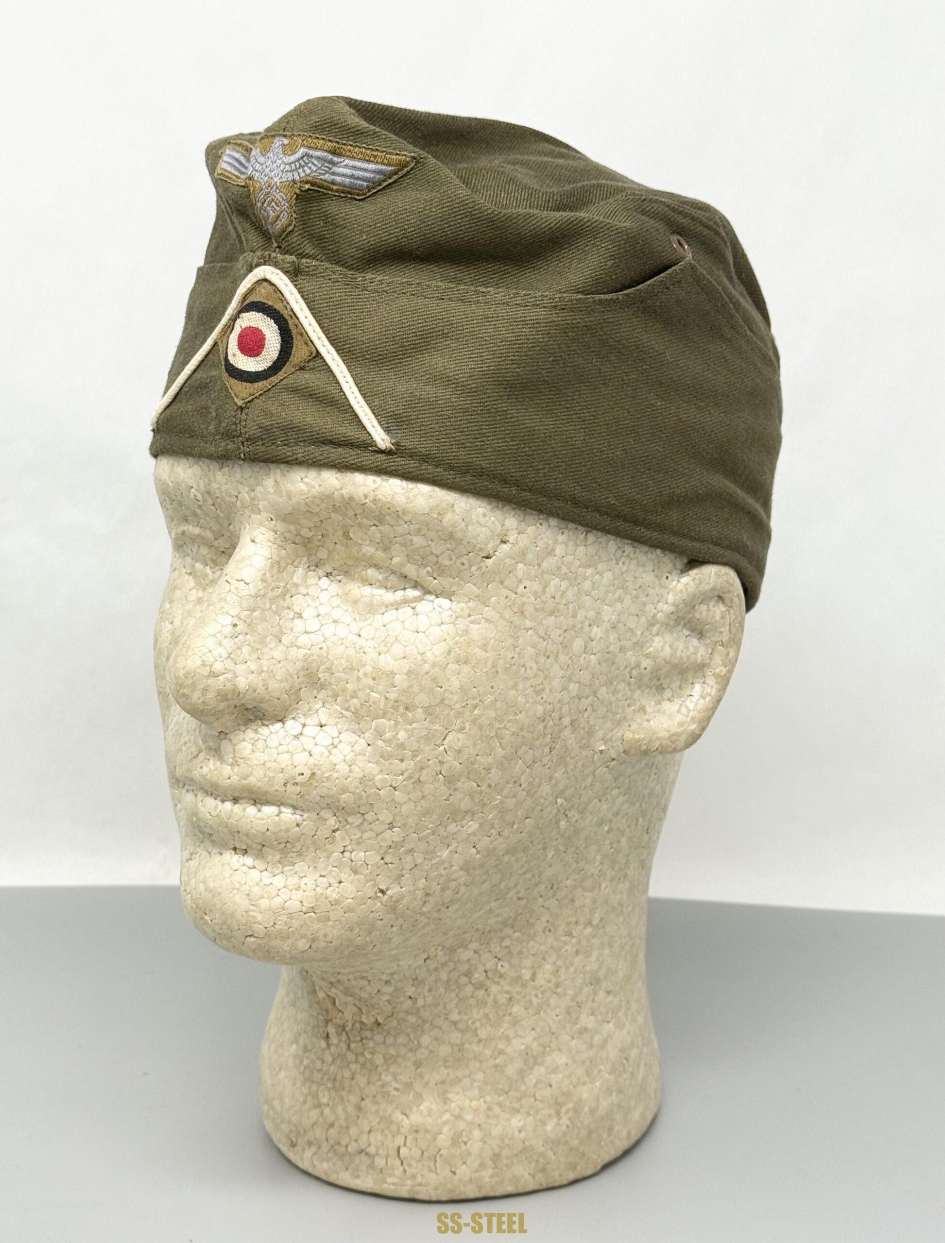 Afrika Korps EM / NCO M38 Overseas Cap-UNISSUED - Image 2