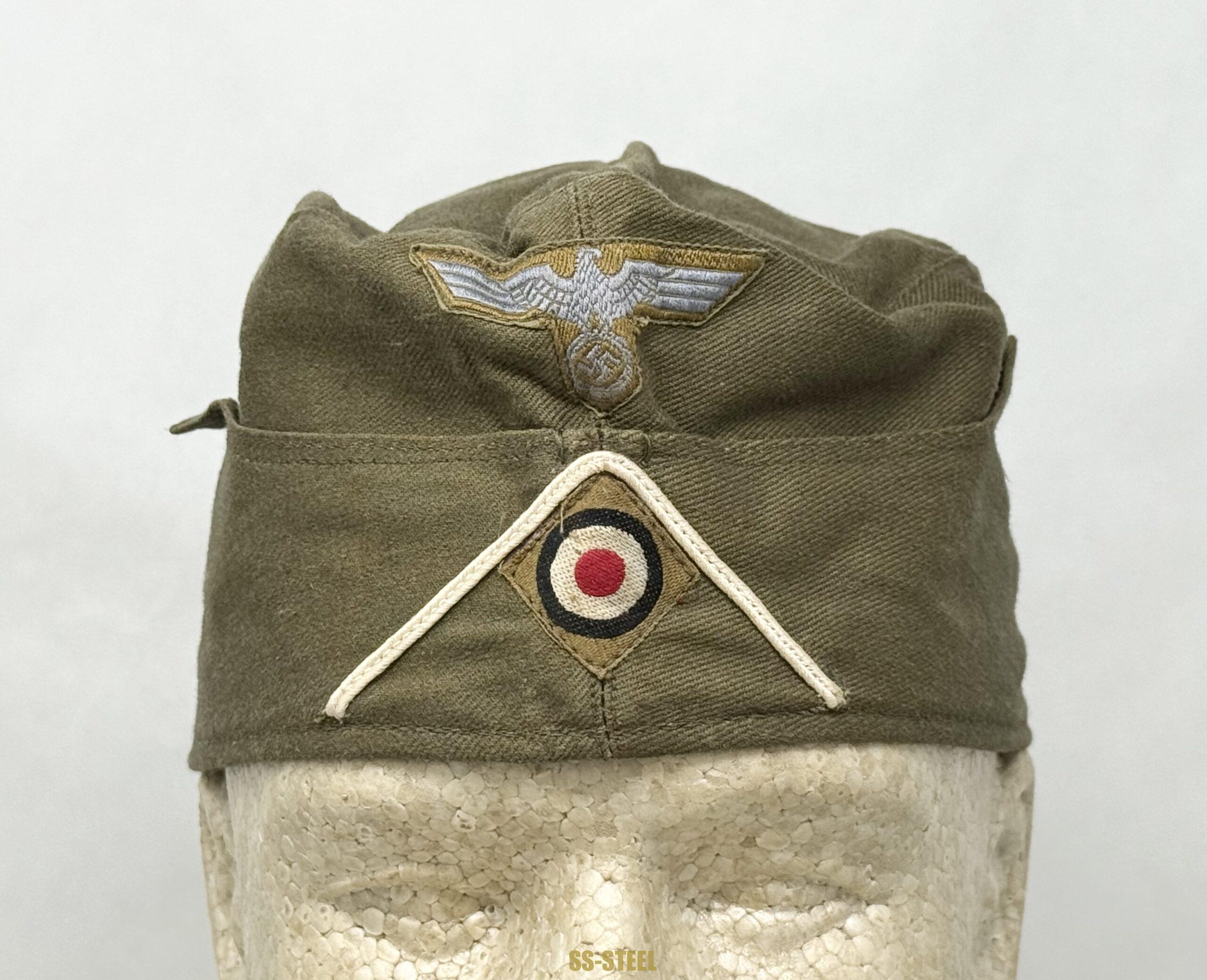 Afrika Korps EM / NCO M38 Overseas Cap-UNISSUED - Image 3