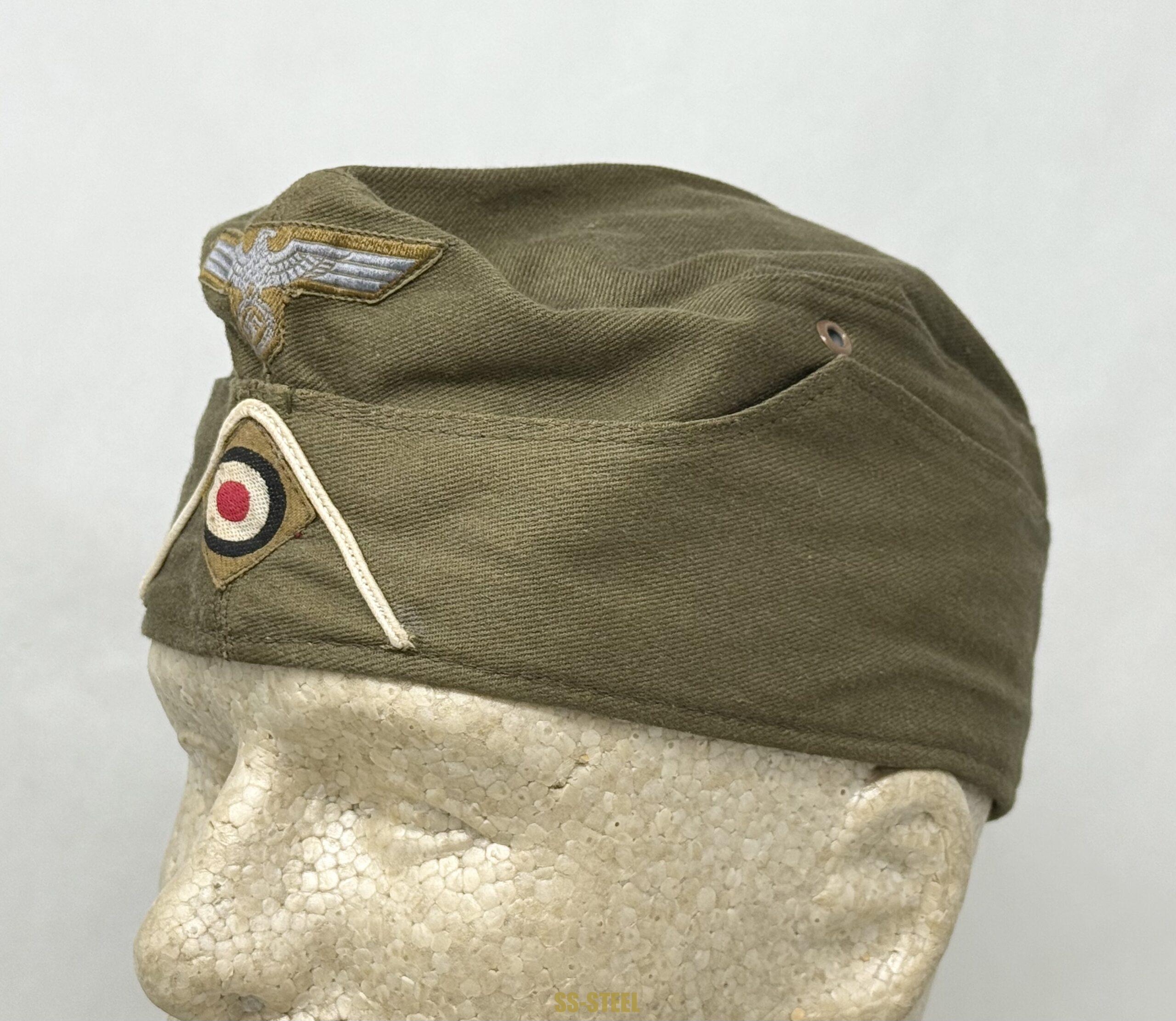Afrika Korps EM / NCO M38 Overseas Cap-UNISSUED - Image 6