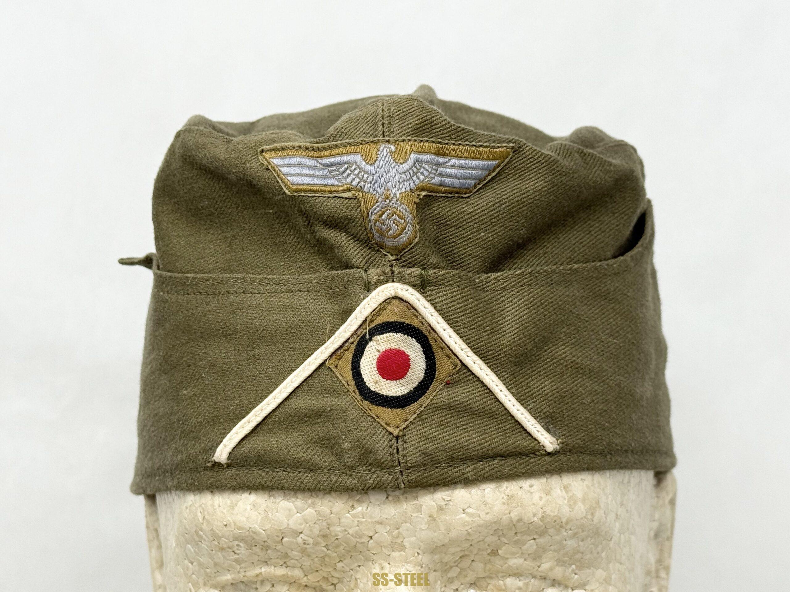 Afrika Korps EM / NCO M38 Overseas Cap-UNISSUED - Image 7