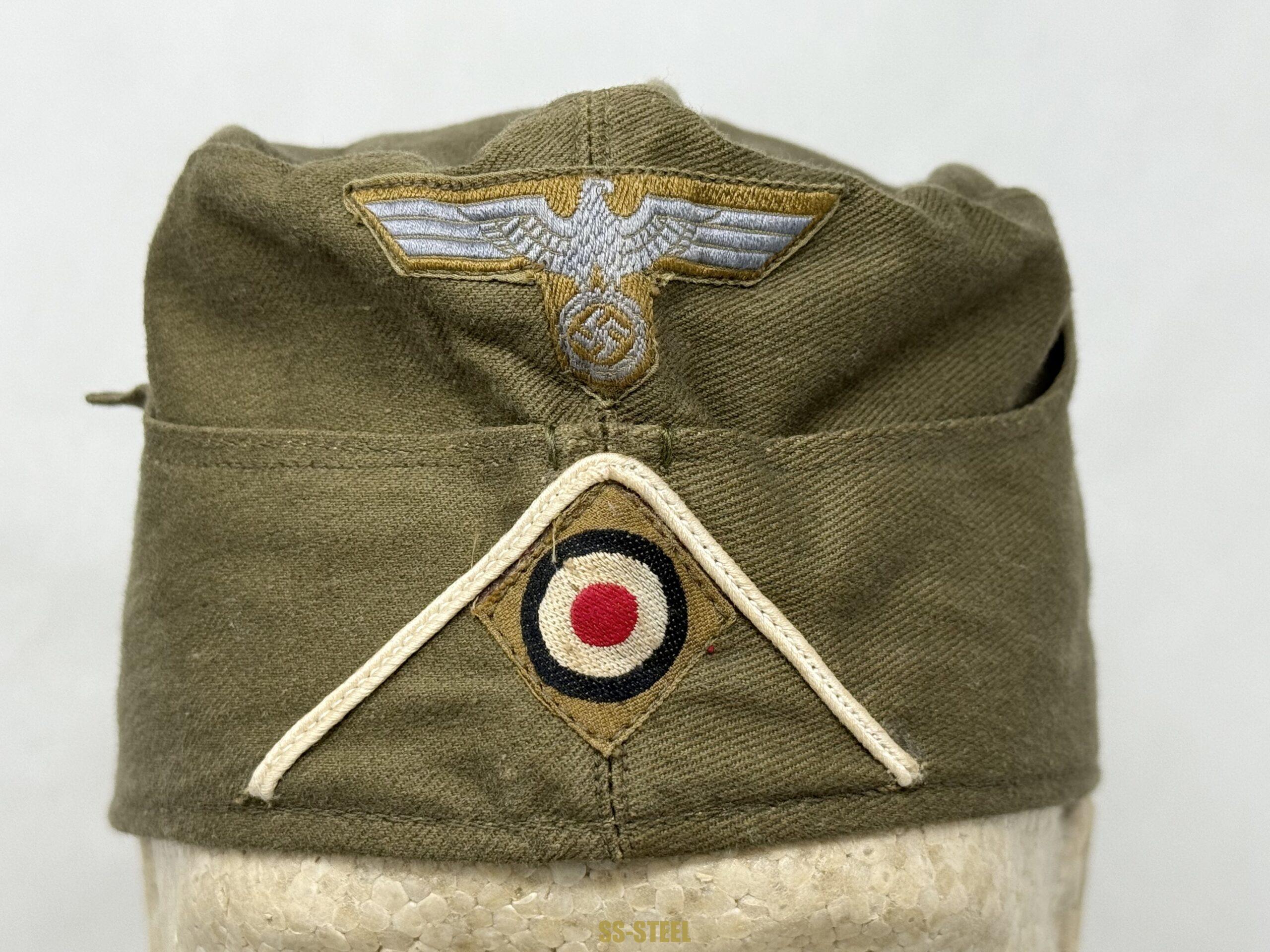 Afrika Korps EM / NCO M38 Overseas Cap-UNISSUED - Image 8