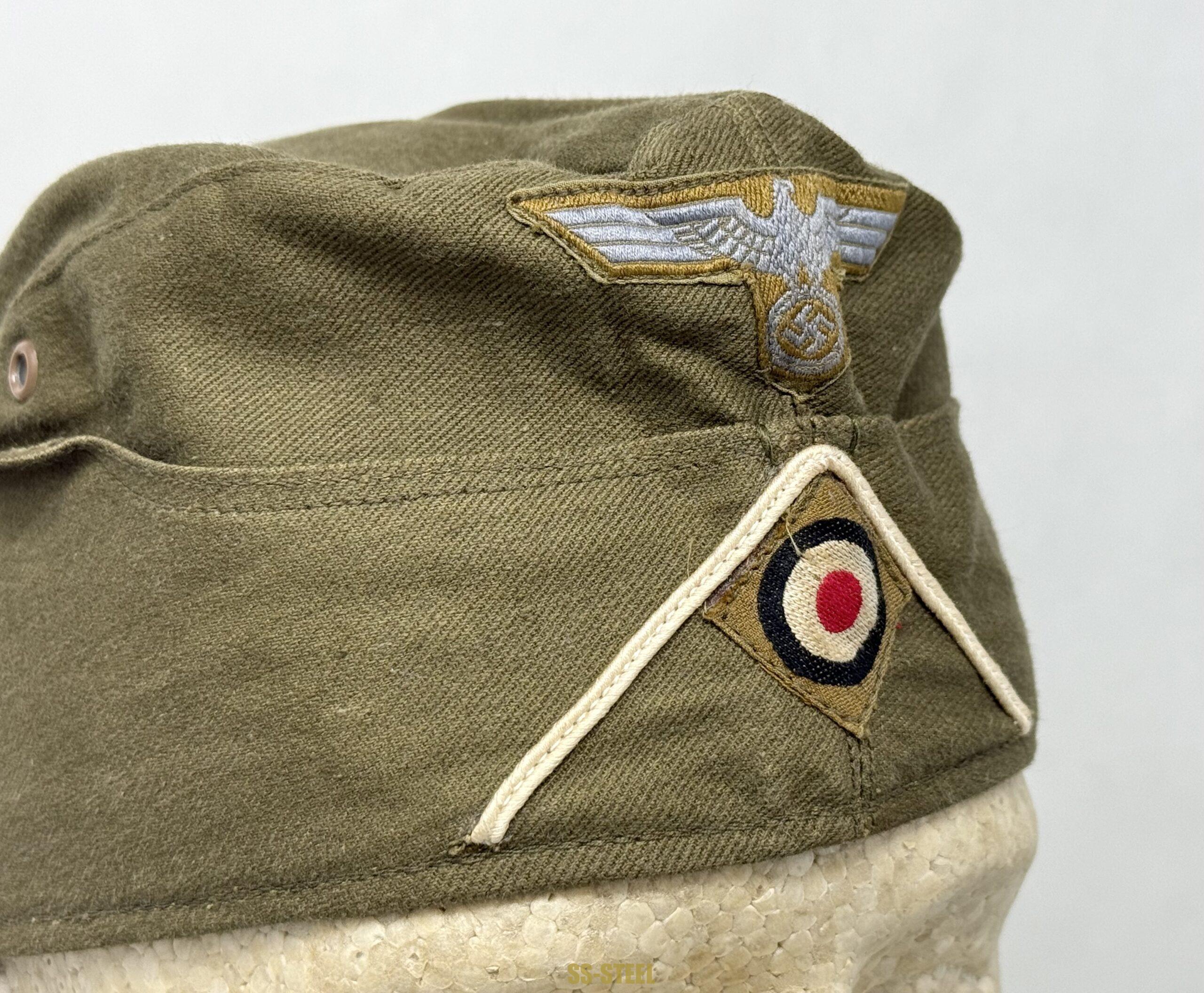 Afrika Korps EM / NCO M38 Overseas Cap-UNISSUED - Image 9