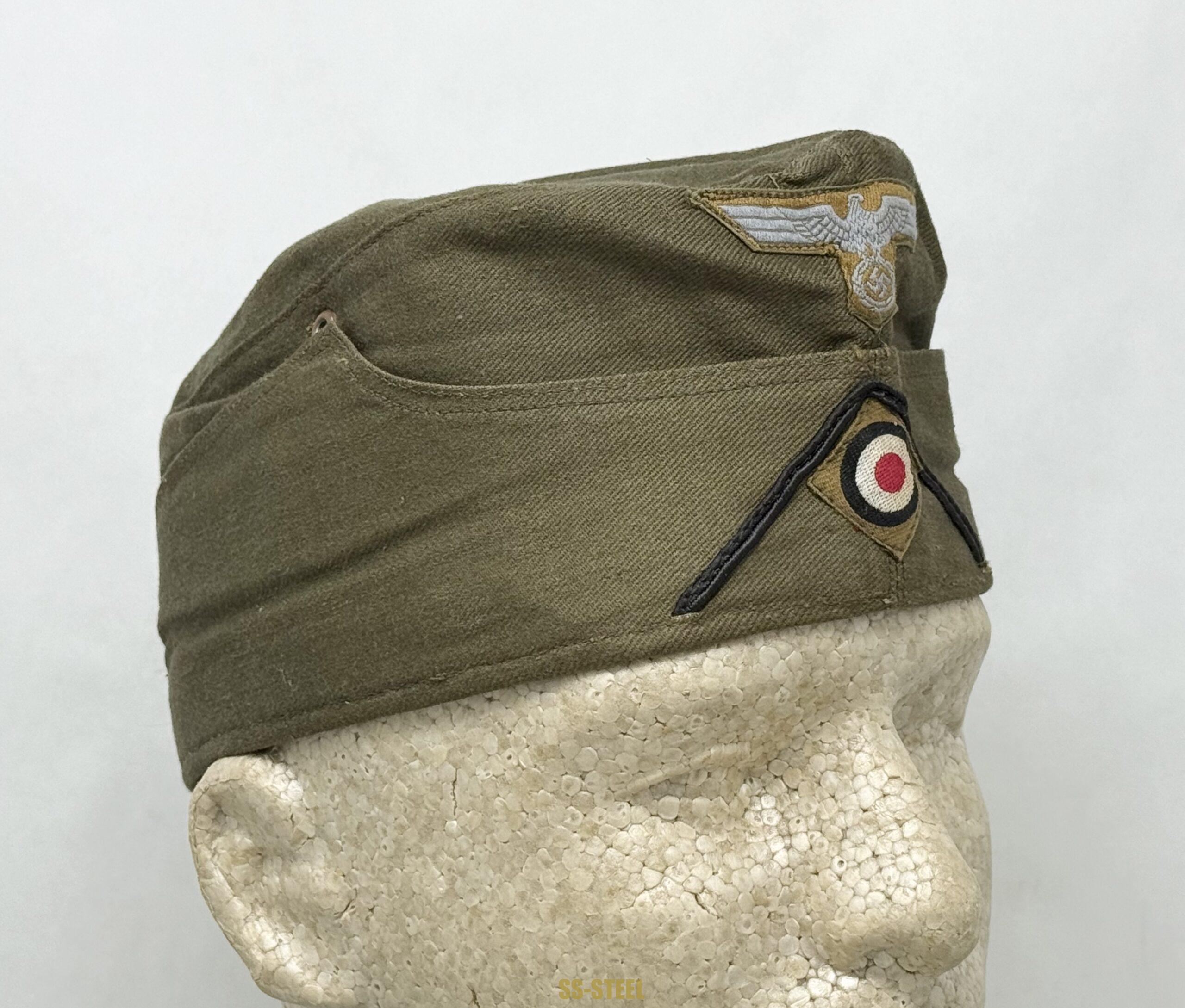 DAK Afrika Korps EM NCO M38 Overseas Cap -UNISSUED - Image 2