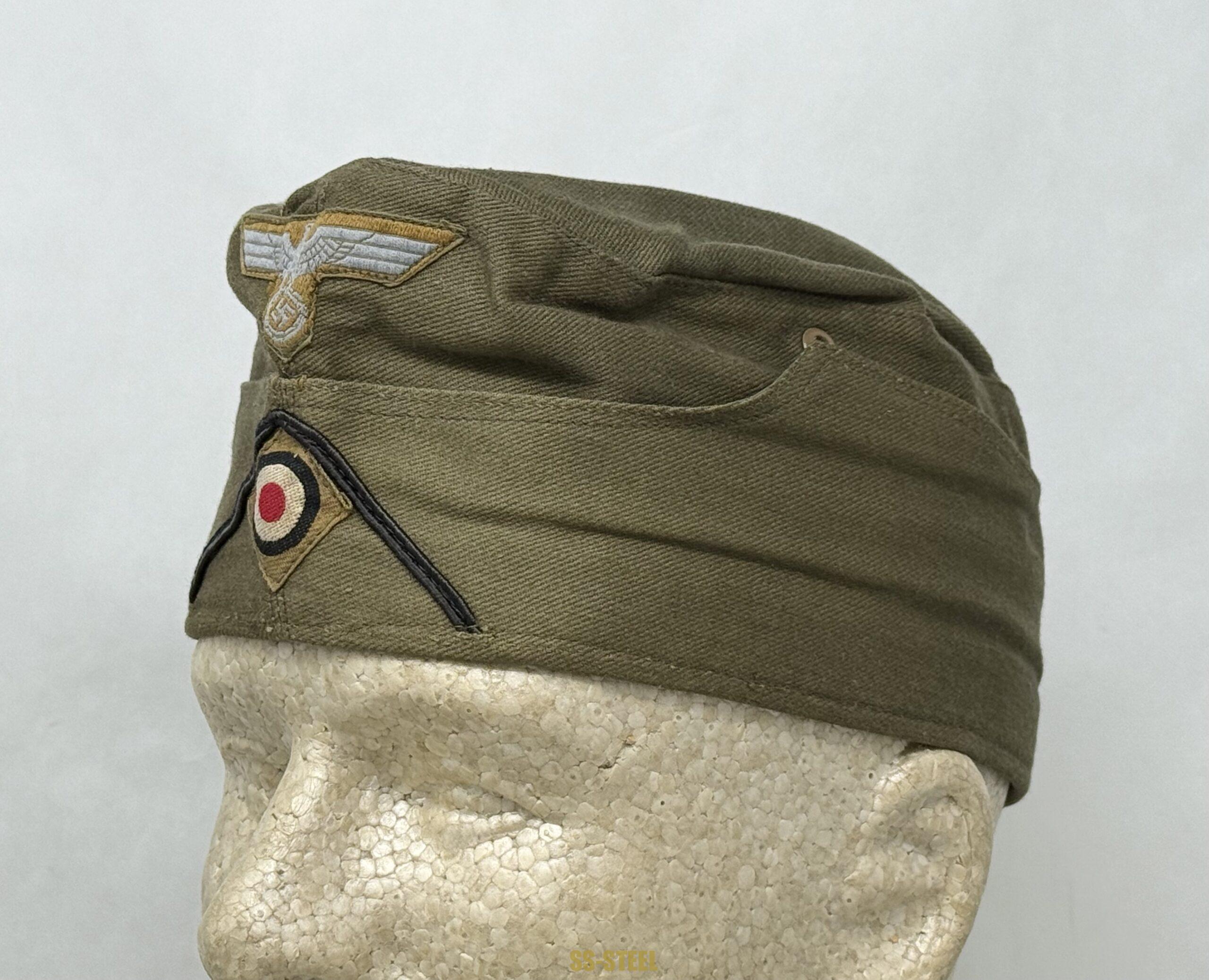 DAK Afrika Korps EM NCO M38 Overseas Cap -UNISSUED - Image 4