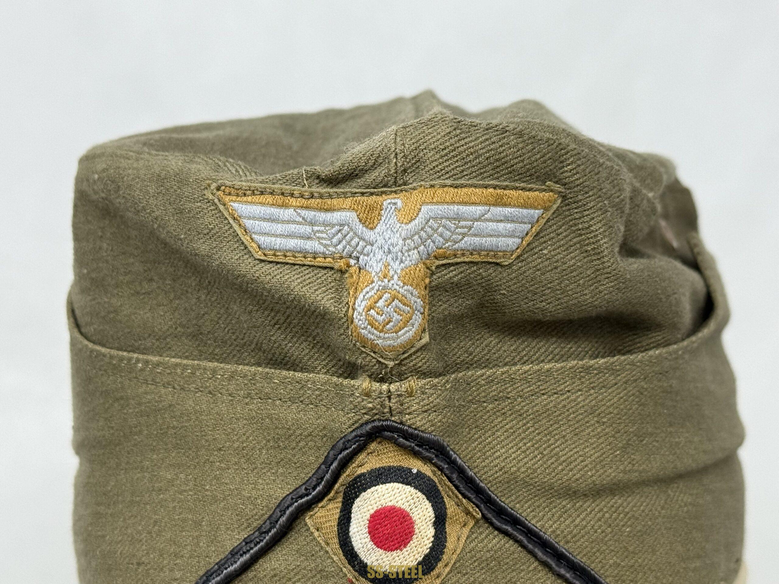 DAK Afrika Korps EM NCO M38 Overseas Cap -UNISSUED - Image 8