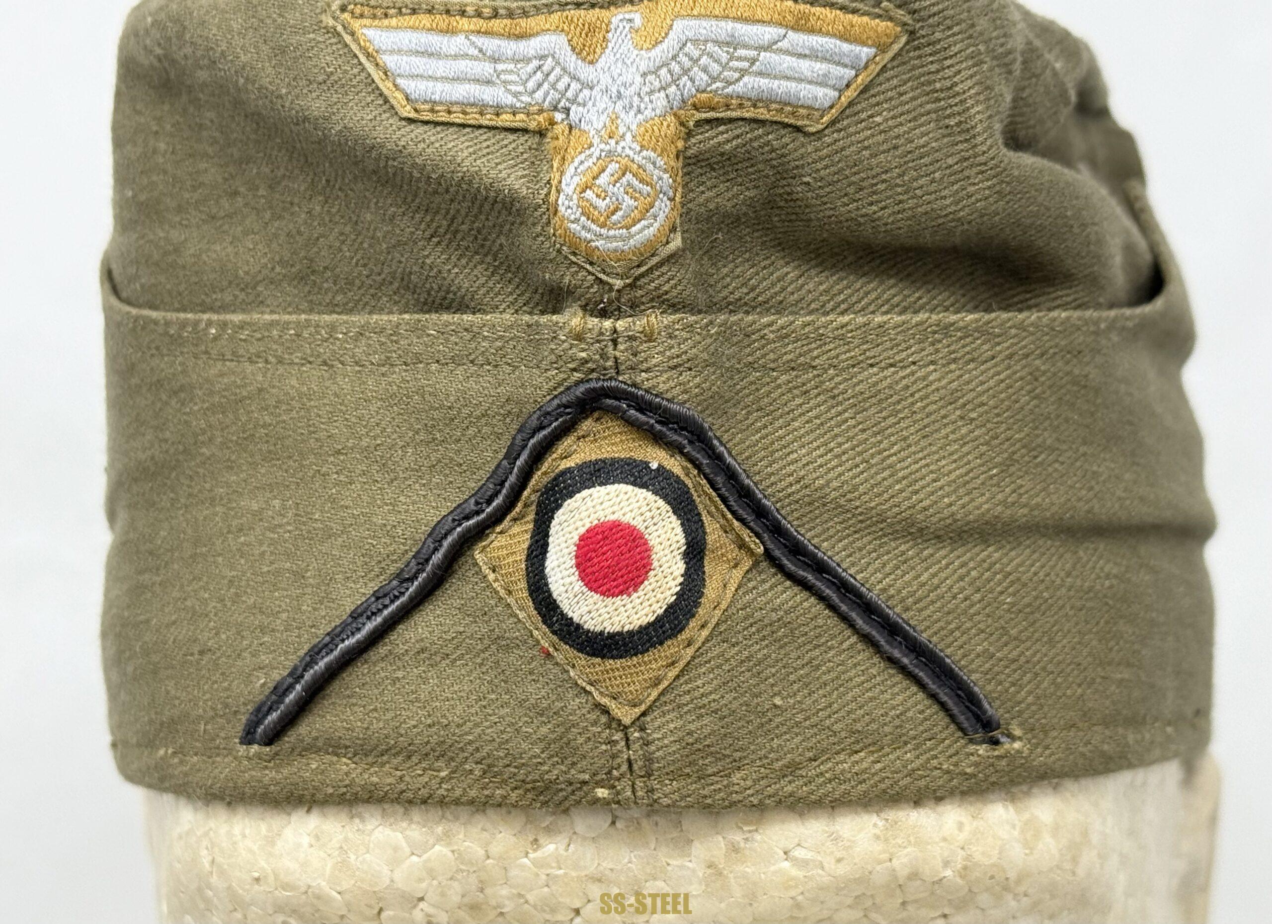 DAK Afrika Korps EM NCO M38 Overseas Cap -UNISSUED - Image 9