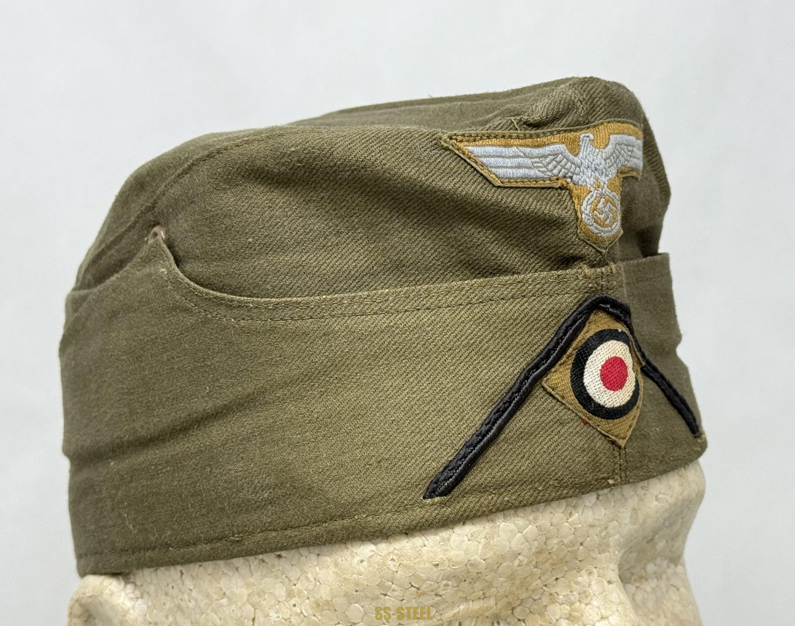 DAK Afrika Korps EM NCO M38 Overseas Cap -UNISSUED - Image 11