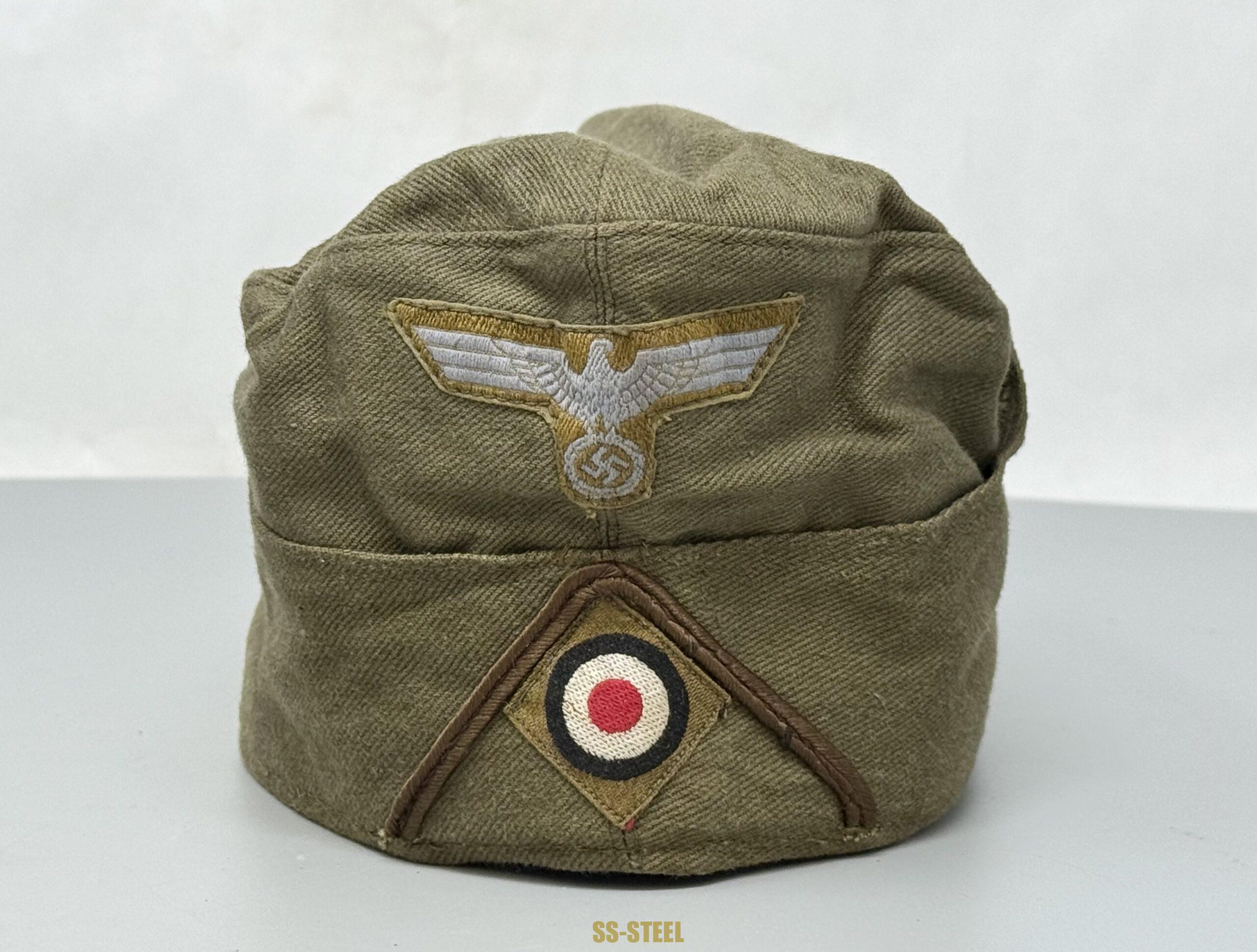 DAK Afrika Korps EM NCO M38 Overseas Cap -UNISSUED