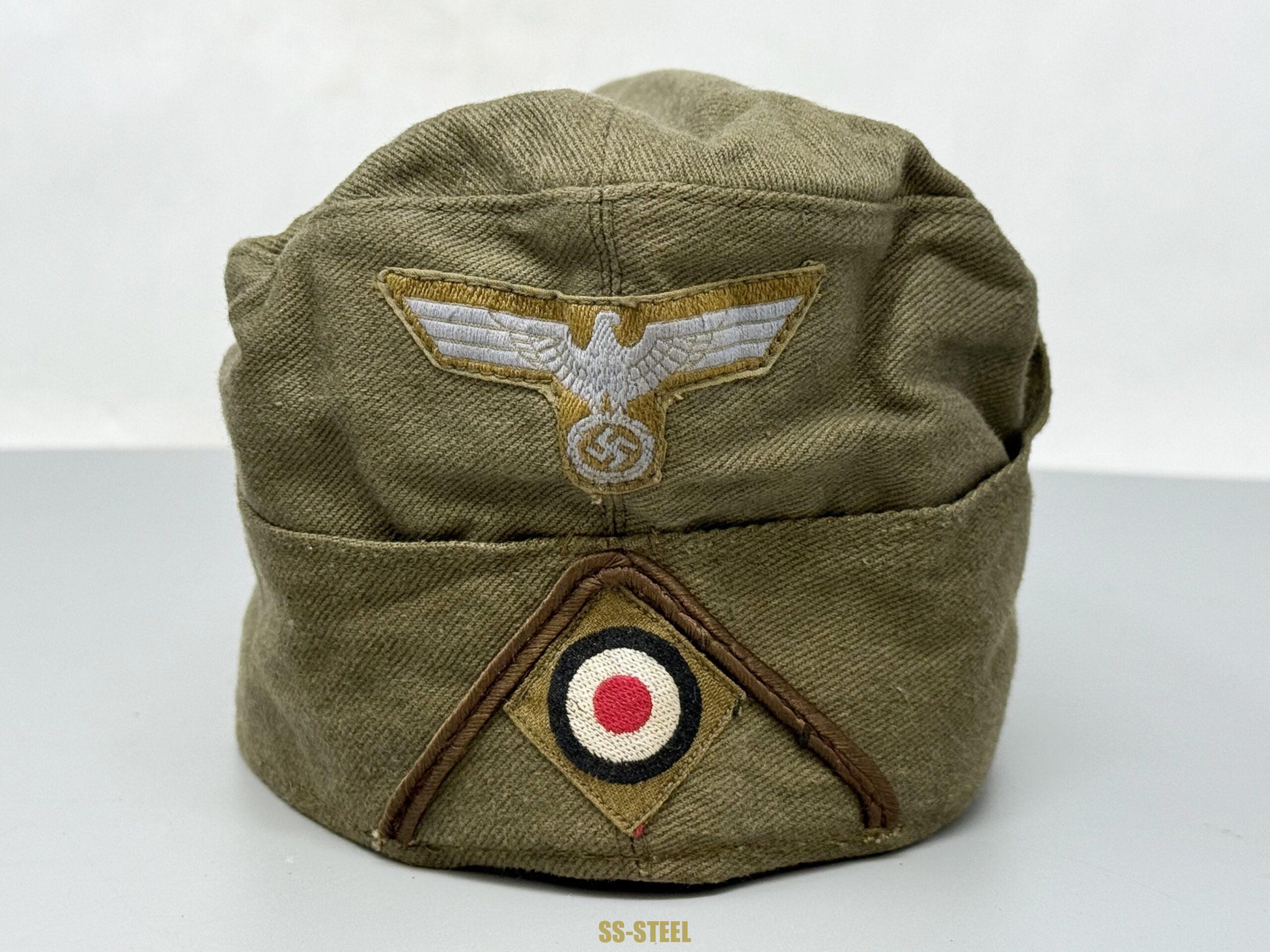 DAK Afrika Korps EM NCO M38 Overseas Cap -UNISSUED - Image 2