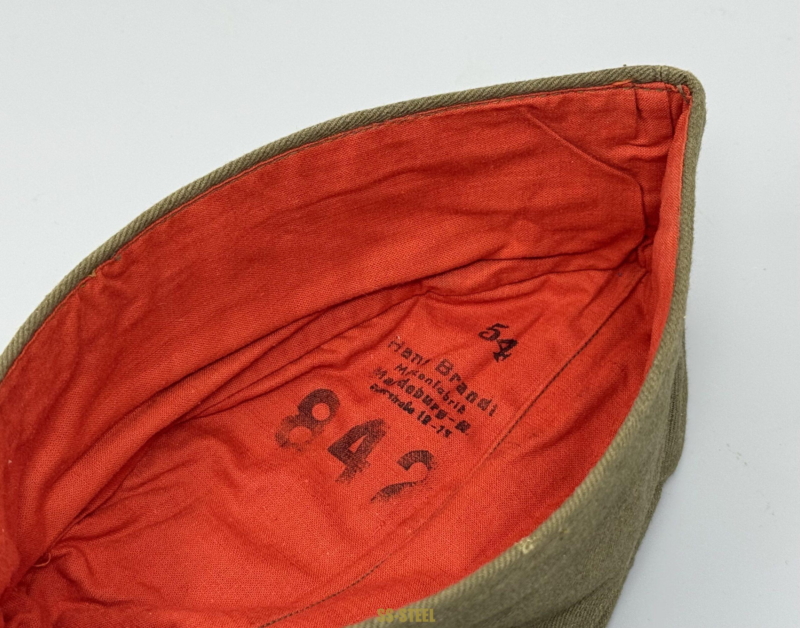 DAK Afrika Korps EM NCO M38 Overseas Cap -UNISSUED - Image 8