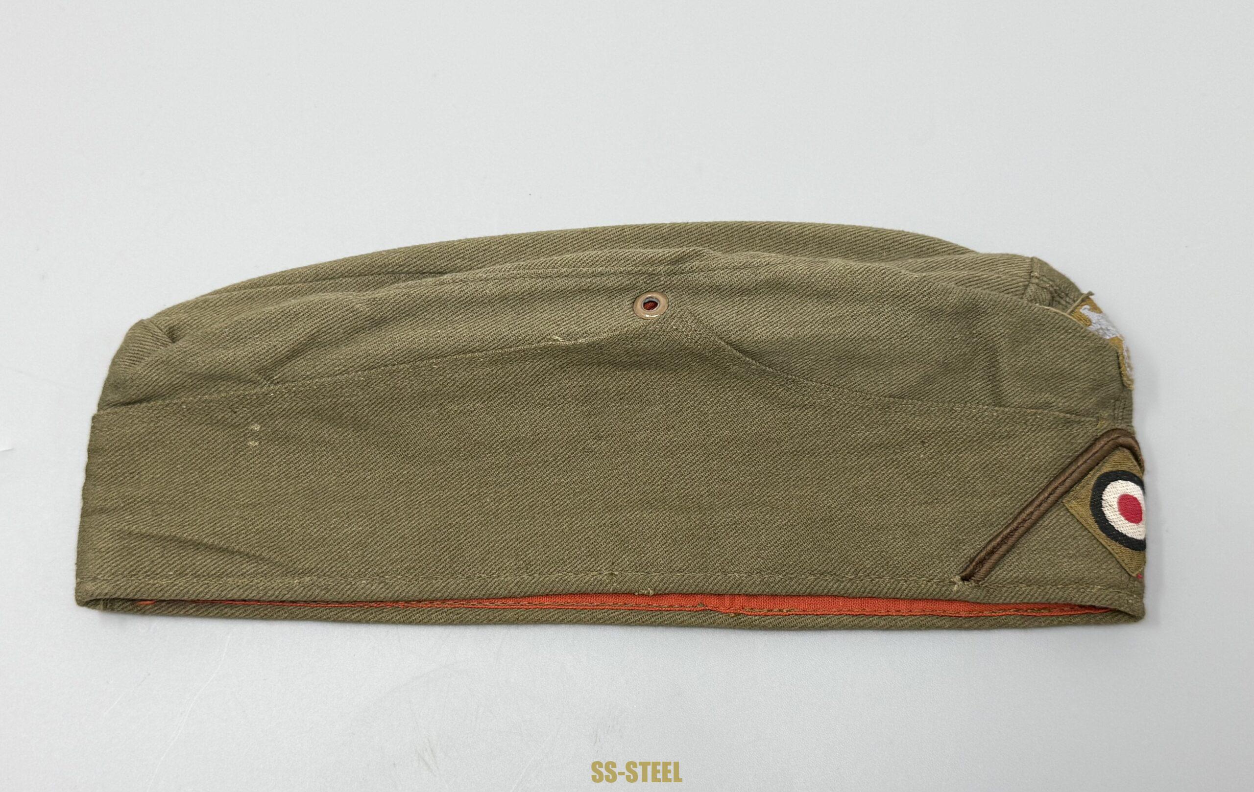 DAK Afrika Korps EM NCO M38 Overseas Cap -UNISSUED - Image 10