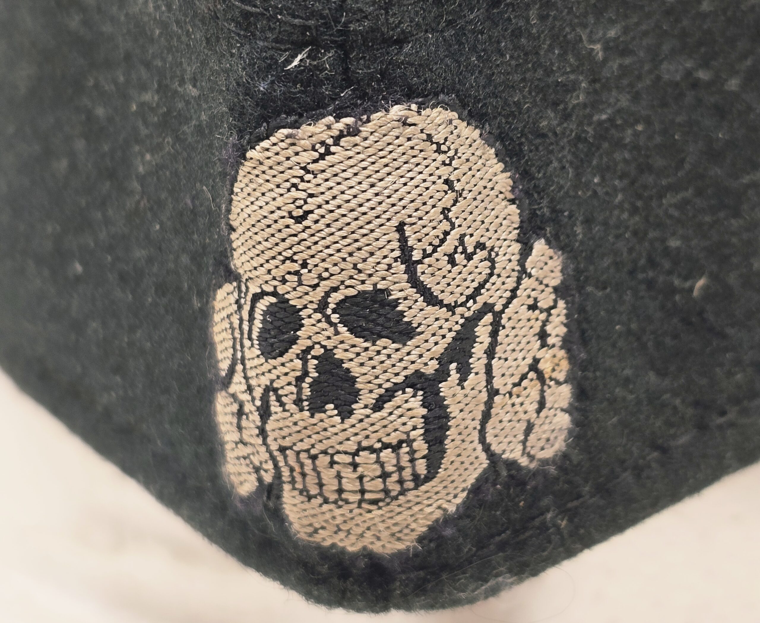 Killer Waffen-SS Panzer Officer's Schiffchen Cap - Image 7