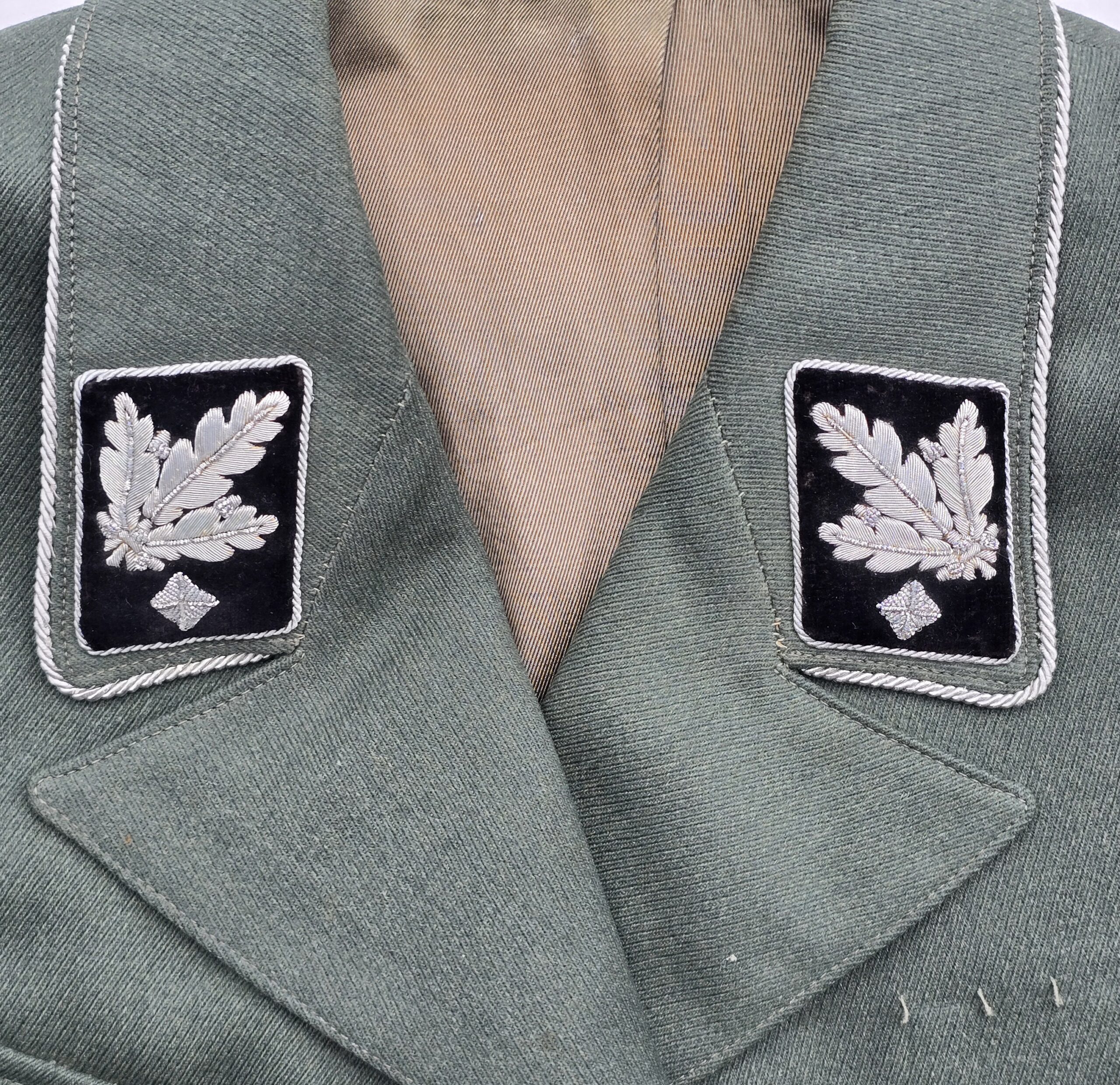 Exquisite SS General's M36 Tunic in Field-Grey - Image 14