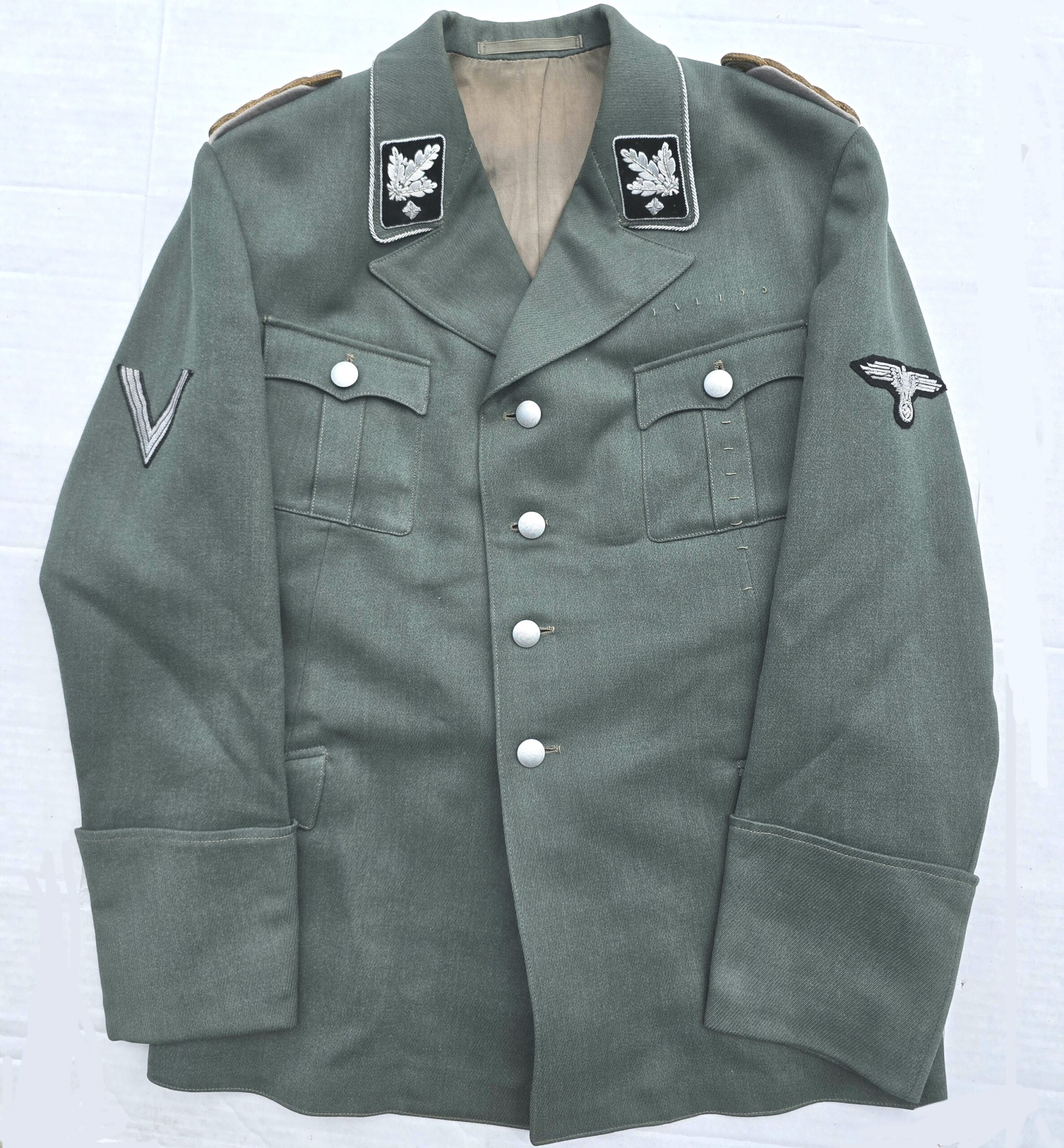 Exquisite SS General's M36 Tunic in Field-Grey