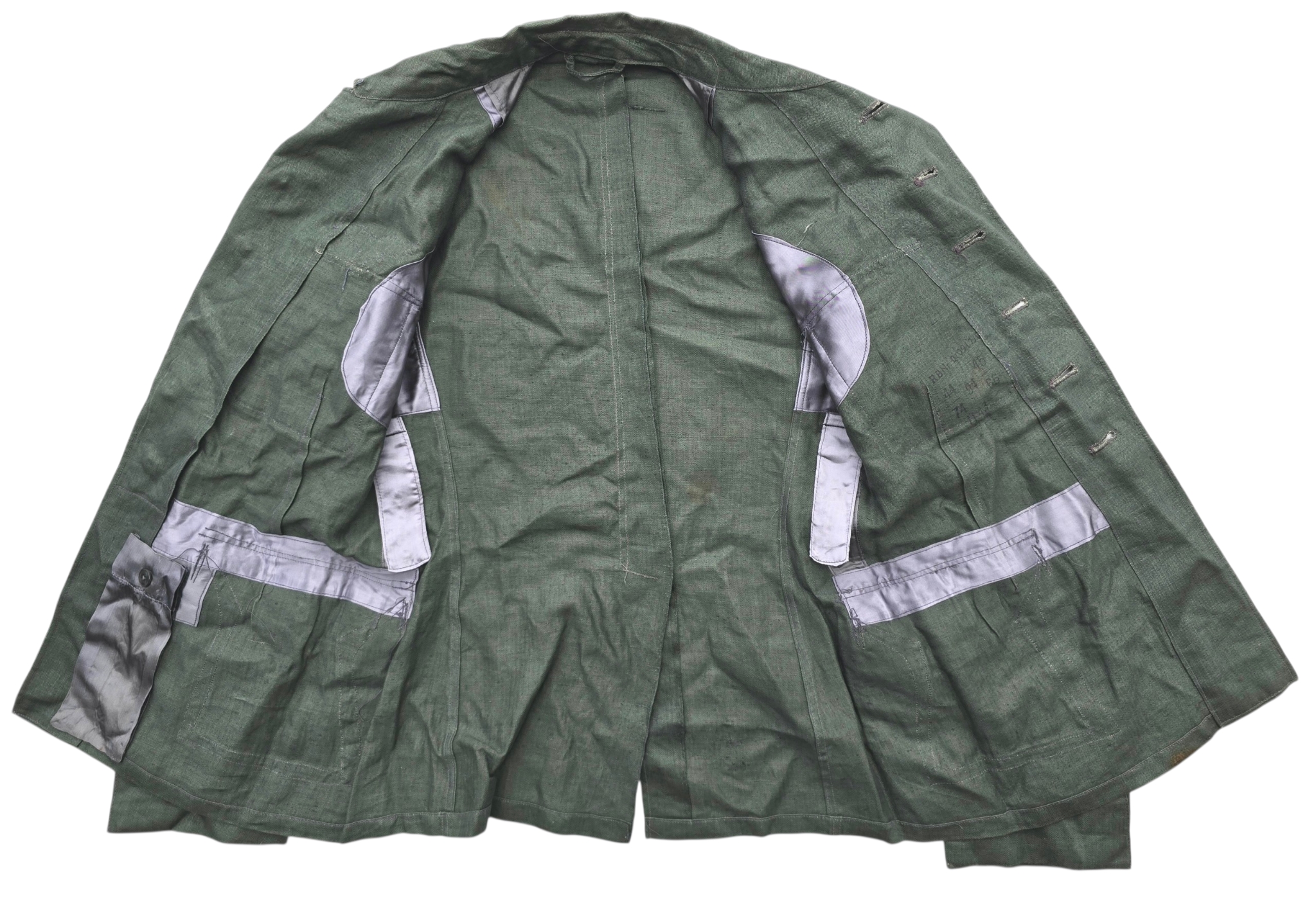 Mint Reed Green HBT Luftwaffe Tunic, FLAK - Image 2