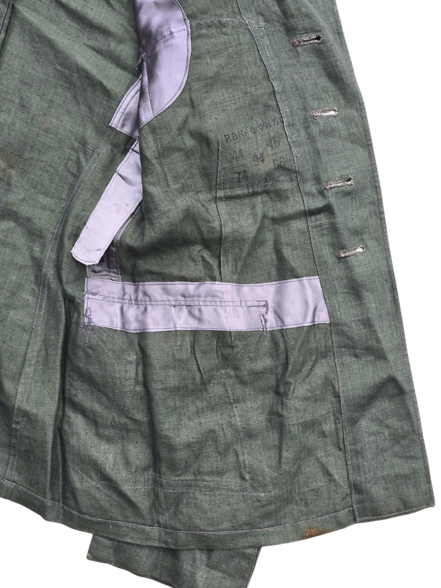 Mint Reed Green HBT Luftwaffe Tunic, FLAK - Image 5