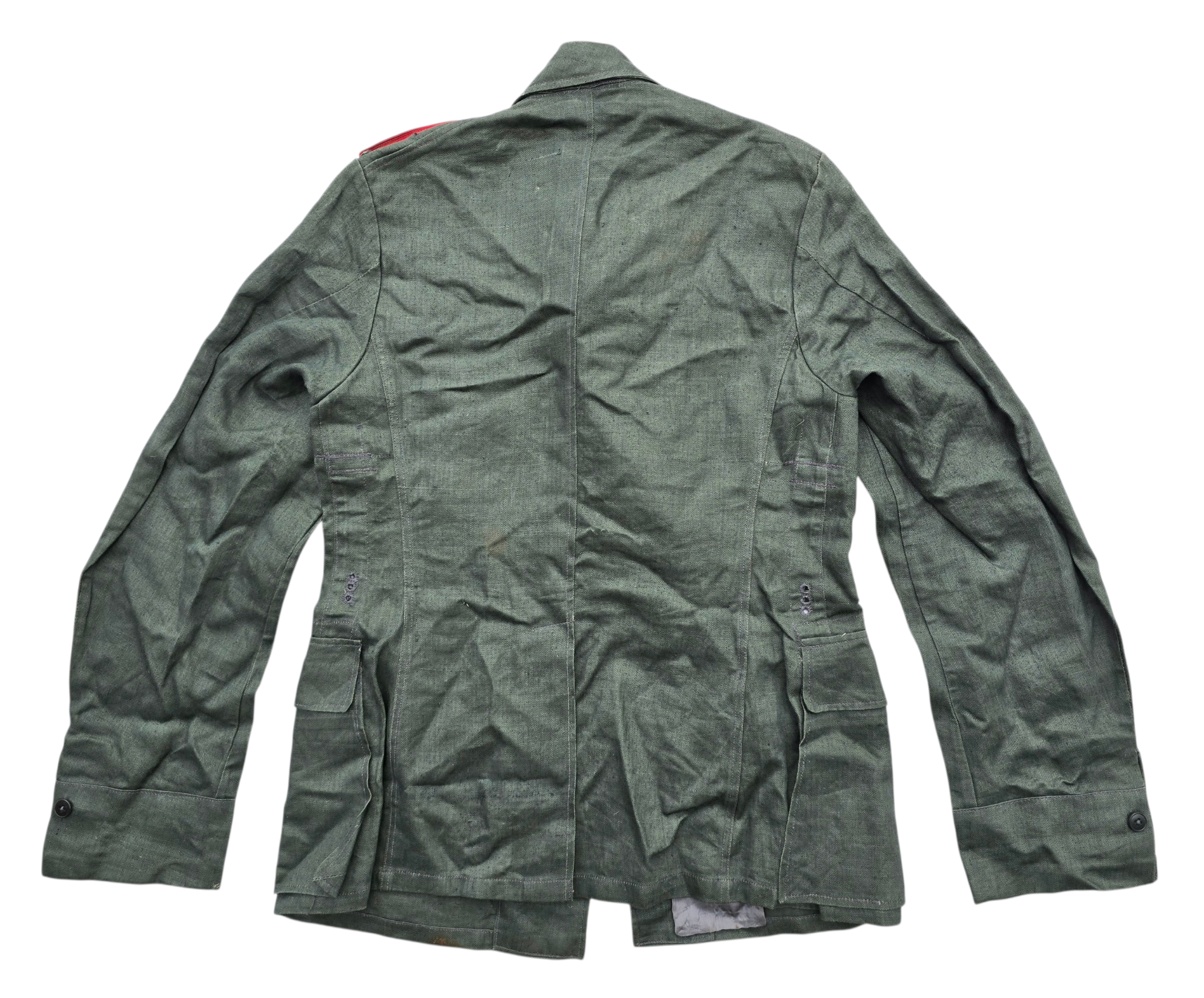 Mint Reed Green HBT Luftwaffe Tunic, FLAK - Image 7