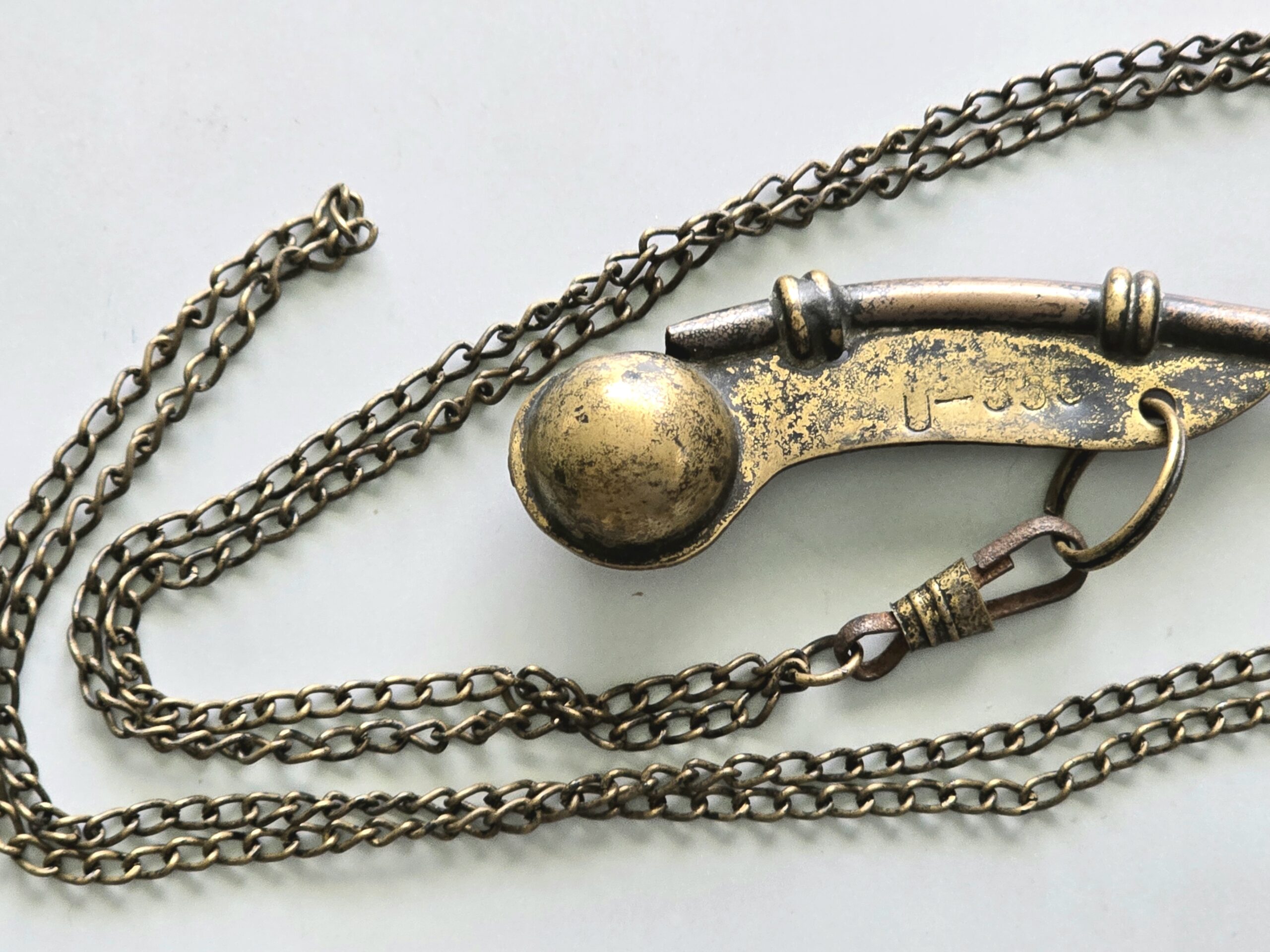 WWII Kriegsmarine U-Boot Boatswain's Whistle--U-353 - Image 5