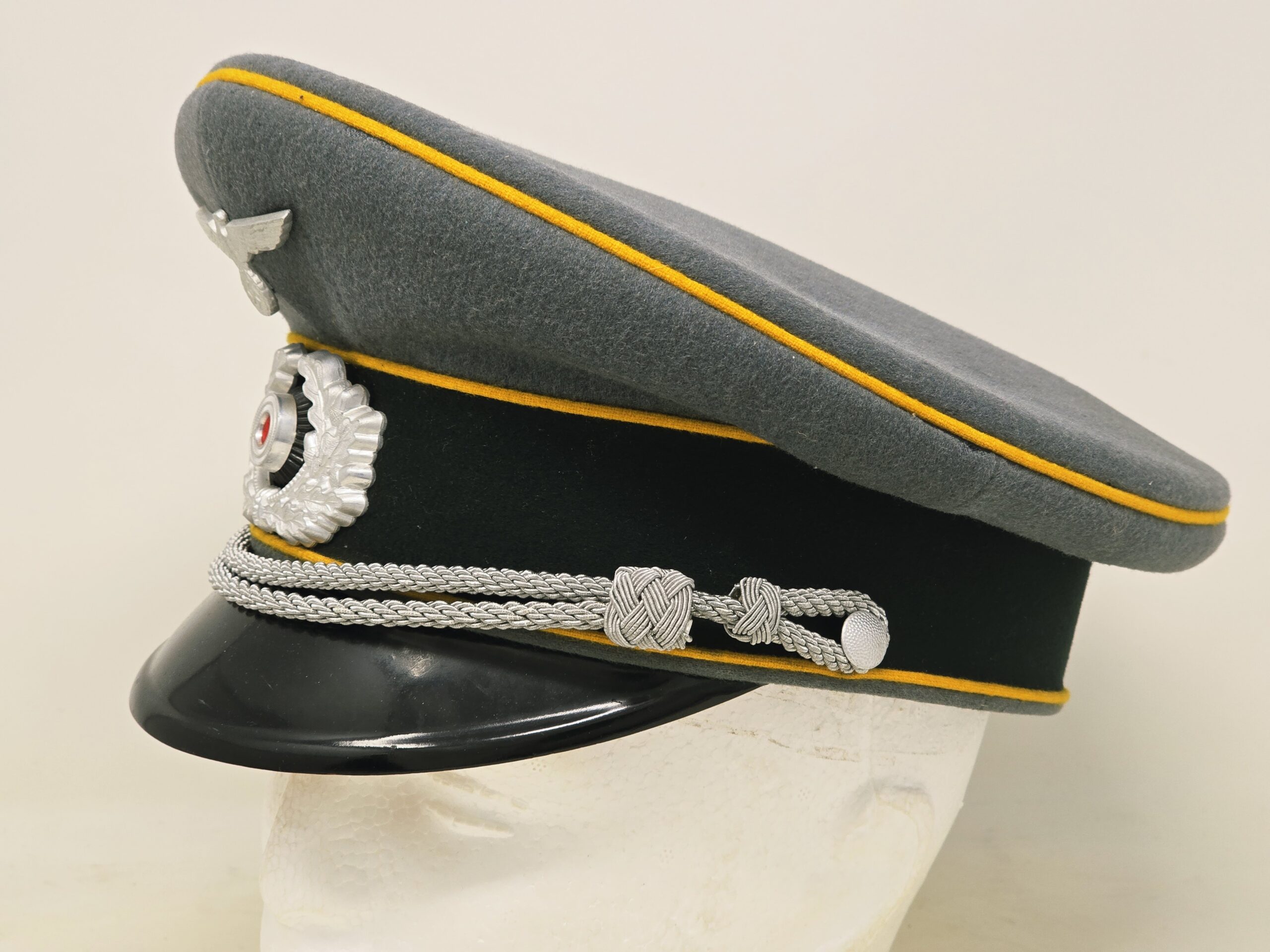 Fine Heer Officer's Visor Cap- Recon Piped - Image 6