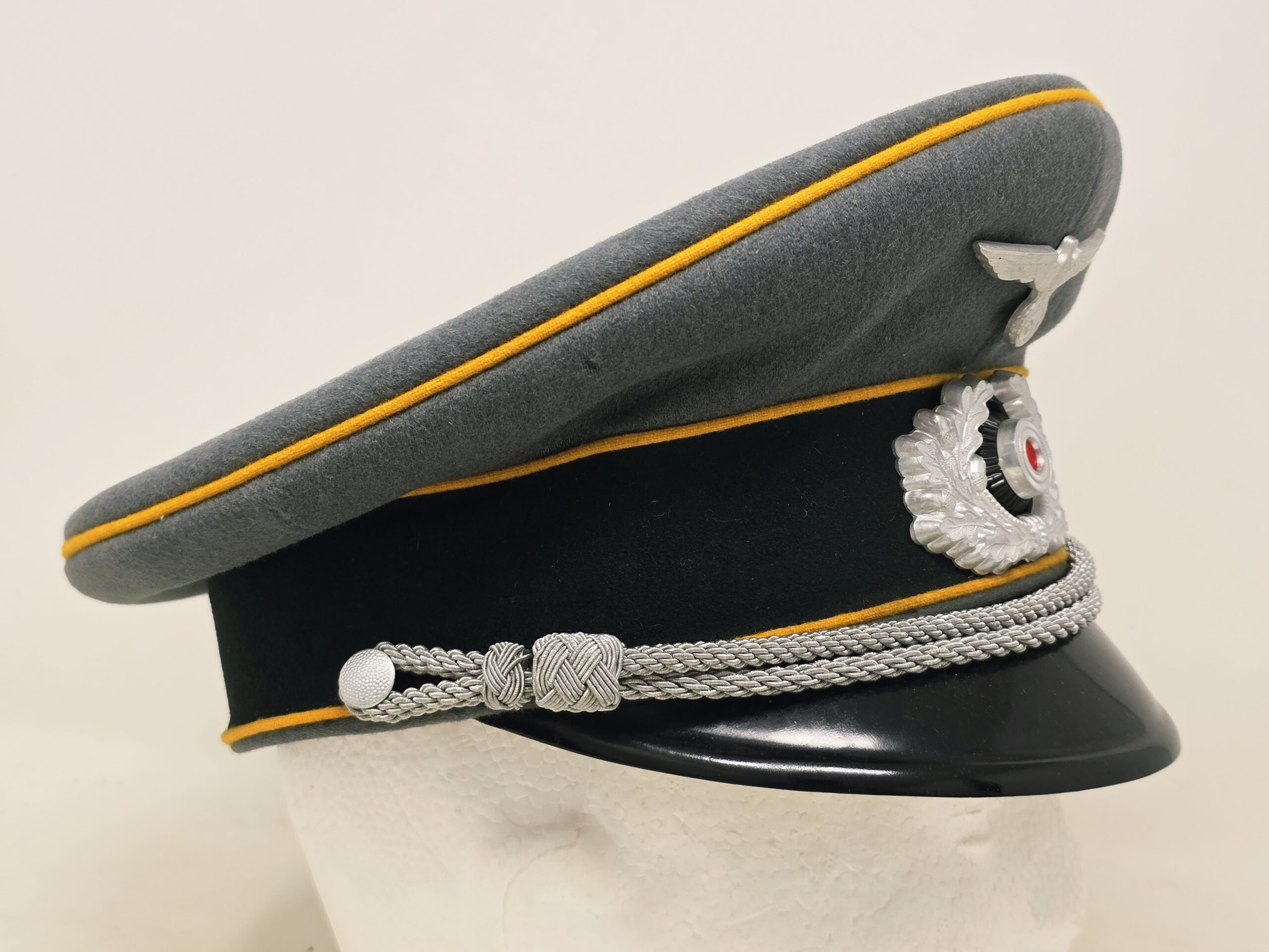 Fine Heer Officer's Visor Cap- Recon Piped - Image 8