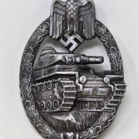Bronze Panzer Assault Badge by Aurich