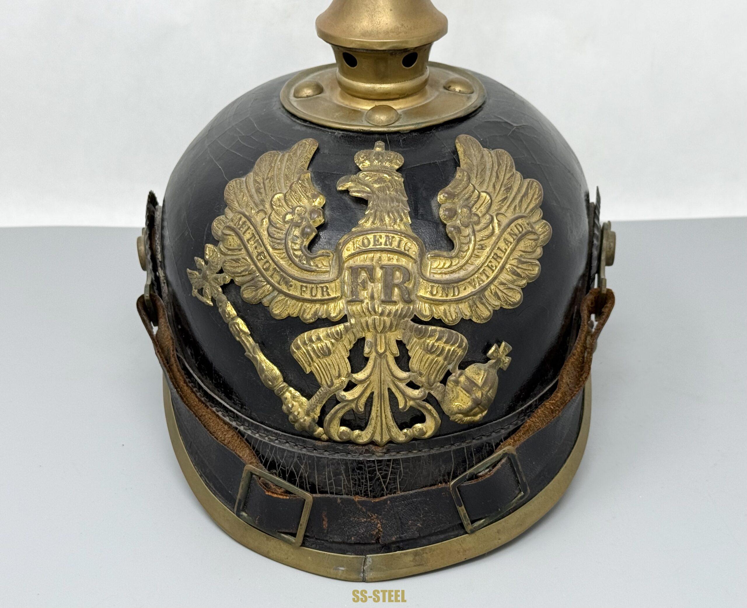 WWI Prussian M1895 Pickelhaube Spiked Helmet - Image 2