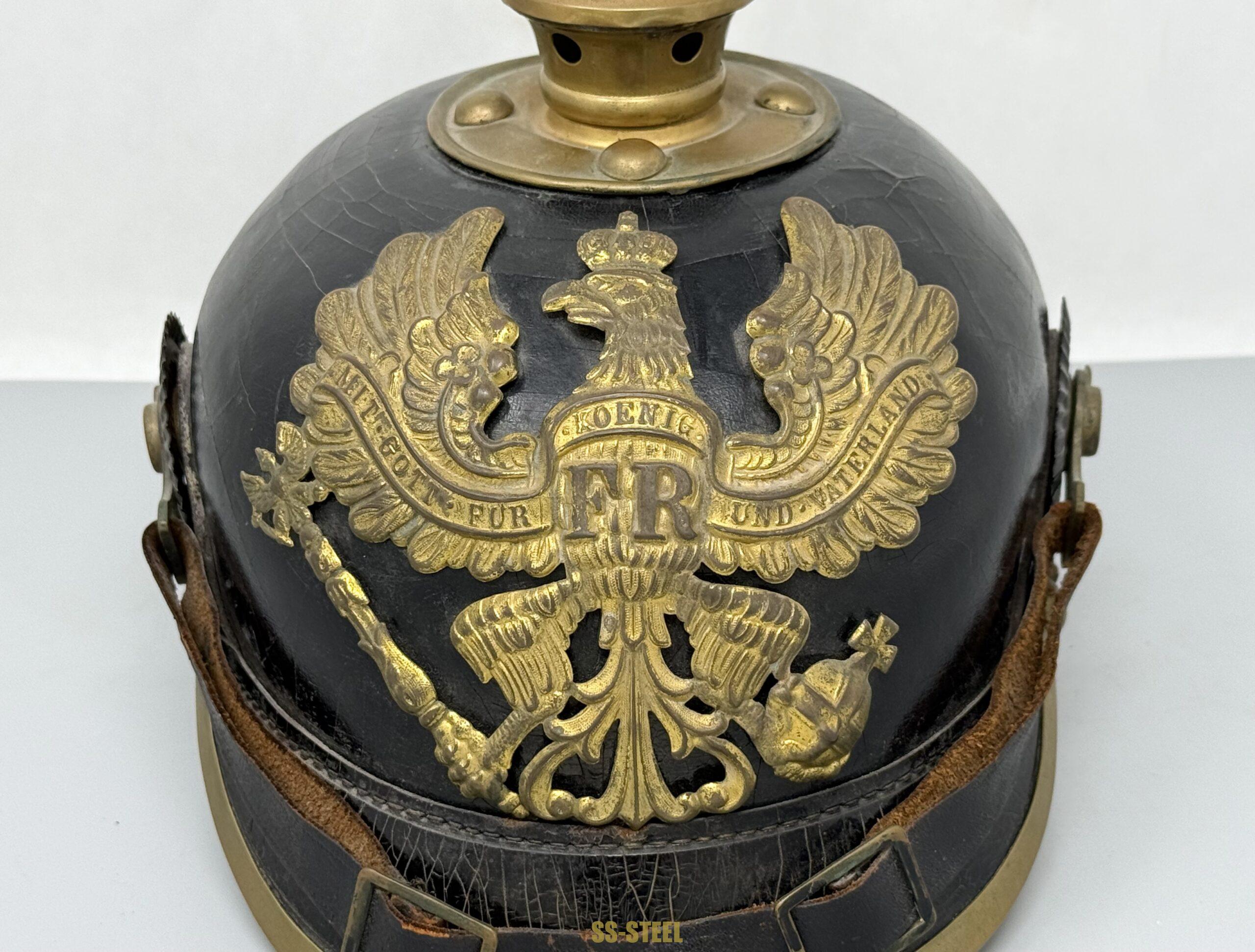 WWI Prussian M1895 Pickelhaube Spiked Helmet - Image 3