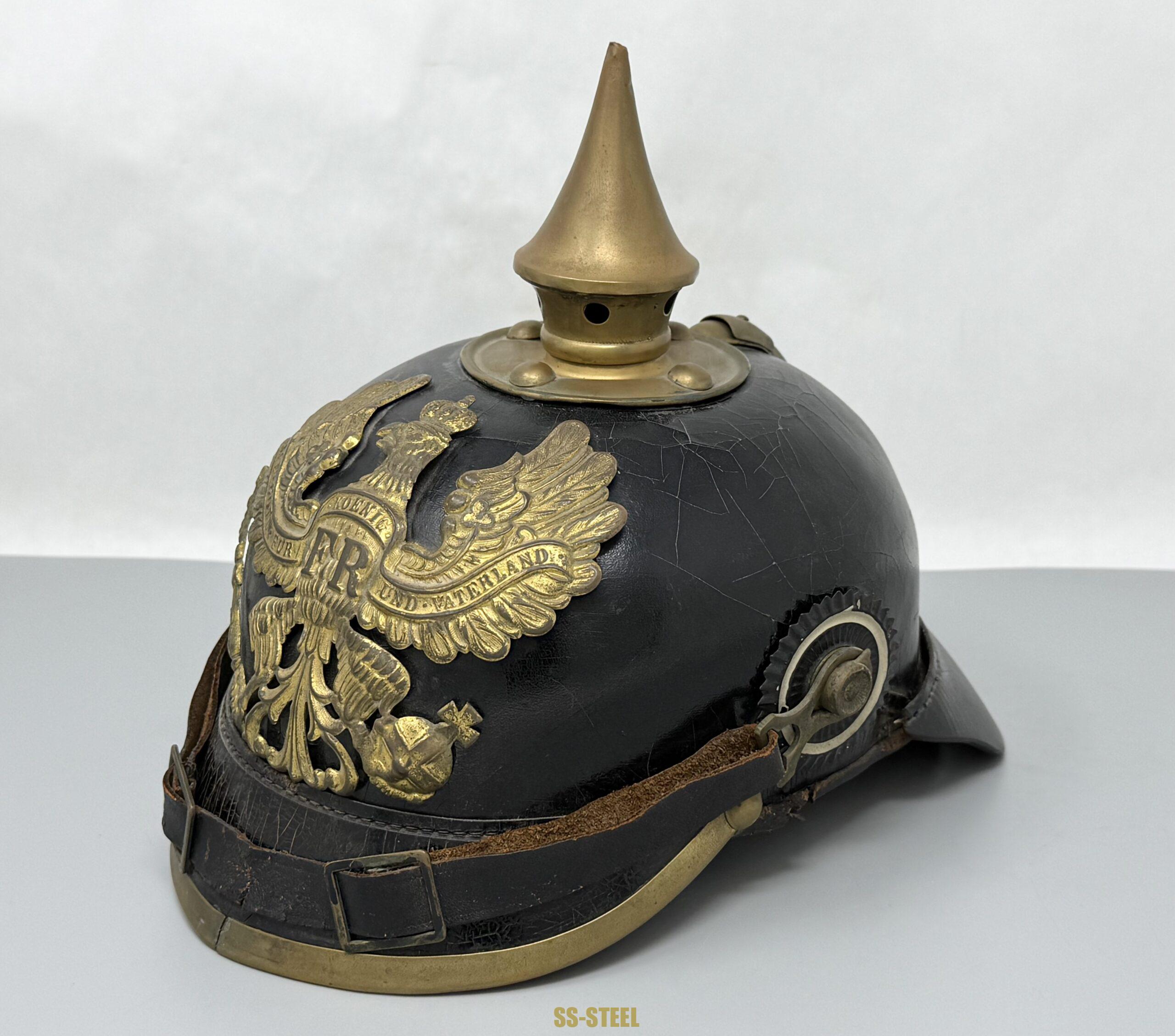 WWI Prussian M1895 Pickelhaube Spiked Helmet - Image 5