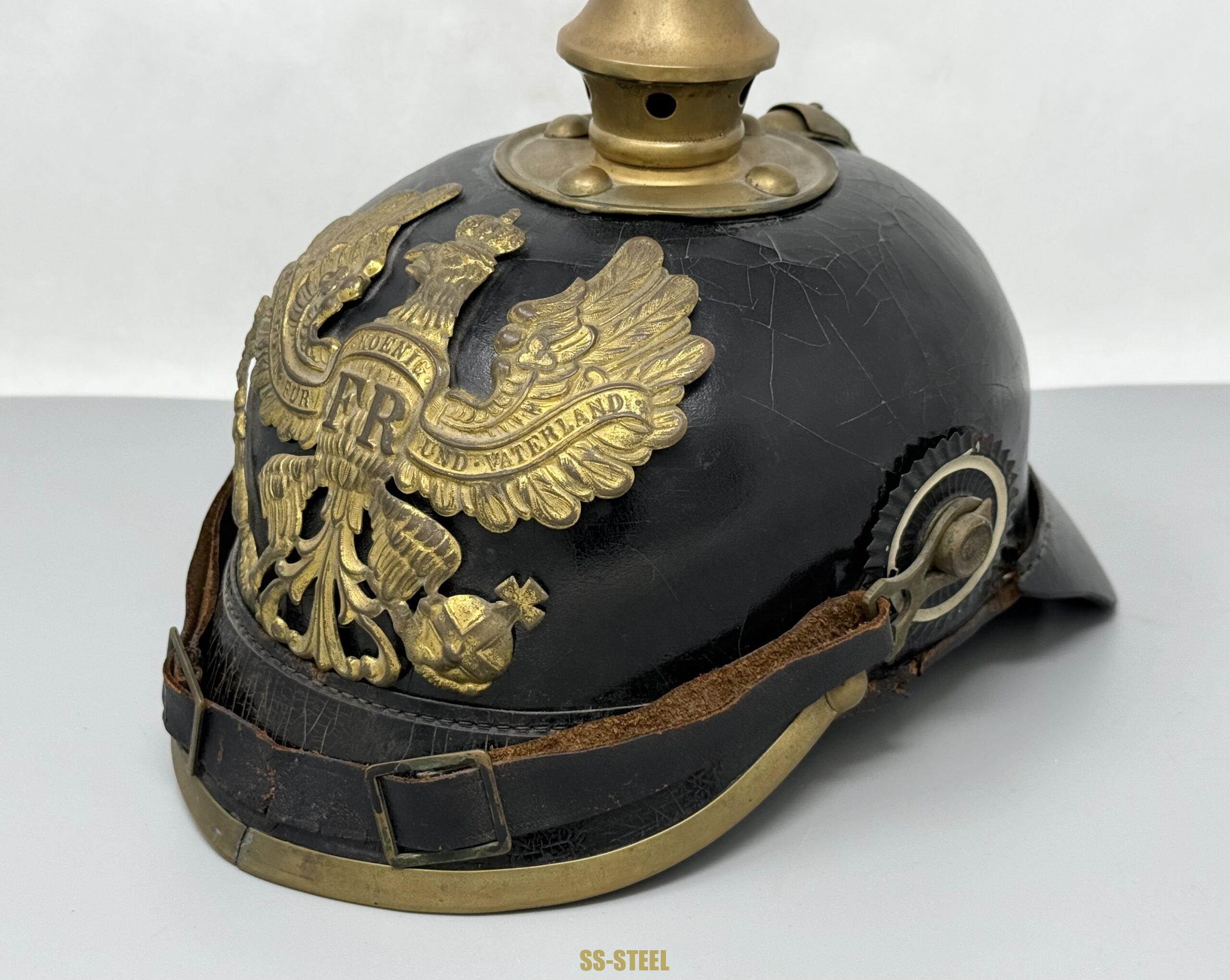 WWI Prussian M1895 Pickelhaube Spiked Helmet - Image 6