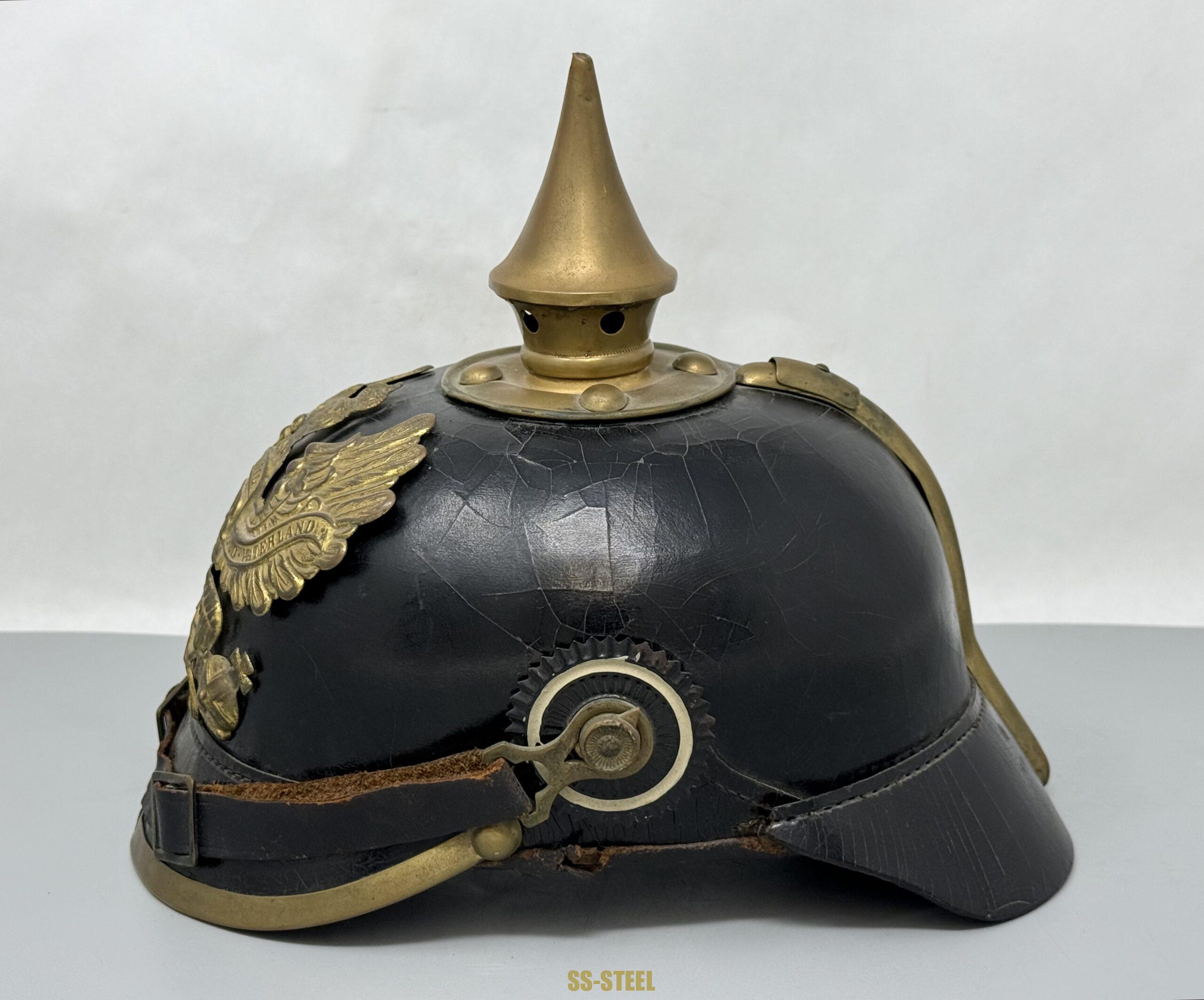 WWI Prussian M1895 Pickelhaube Spiked Helmet - Image 7