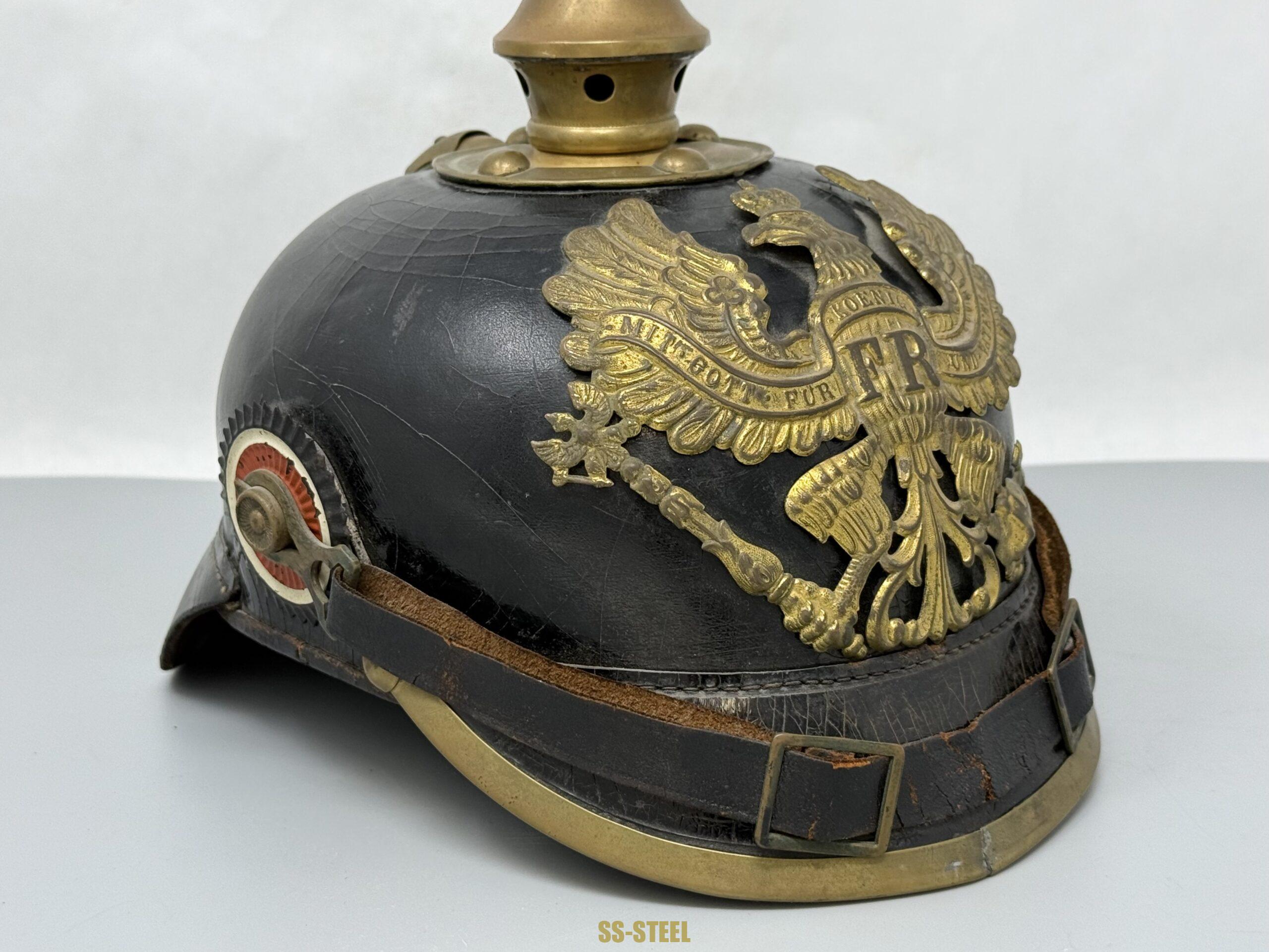 WWI Prussian M1895 Pickelhaube Spiked Helmet - Image 8
