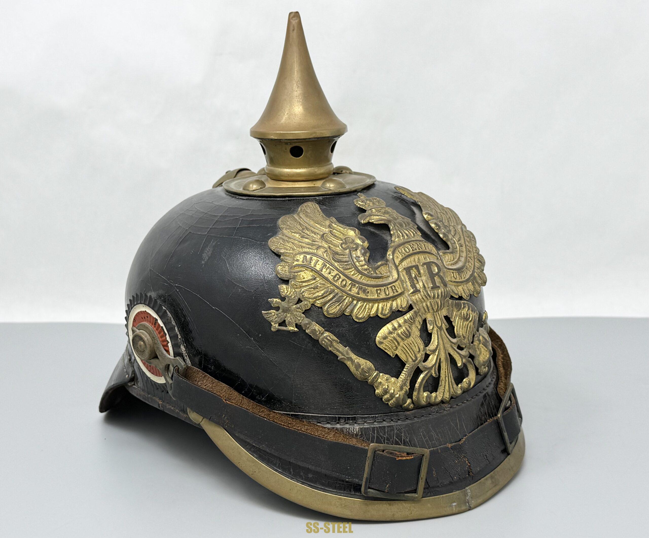 WWI Prussian M1895 Pickelhaube Spiked Helmet - Image 9