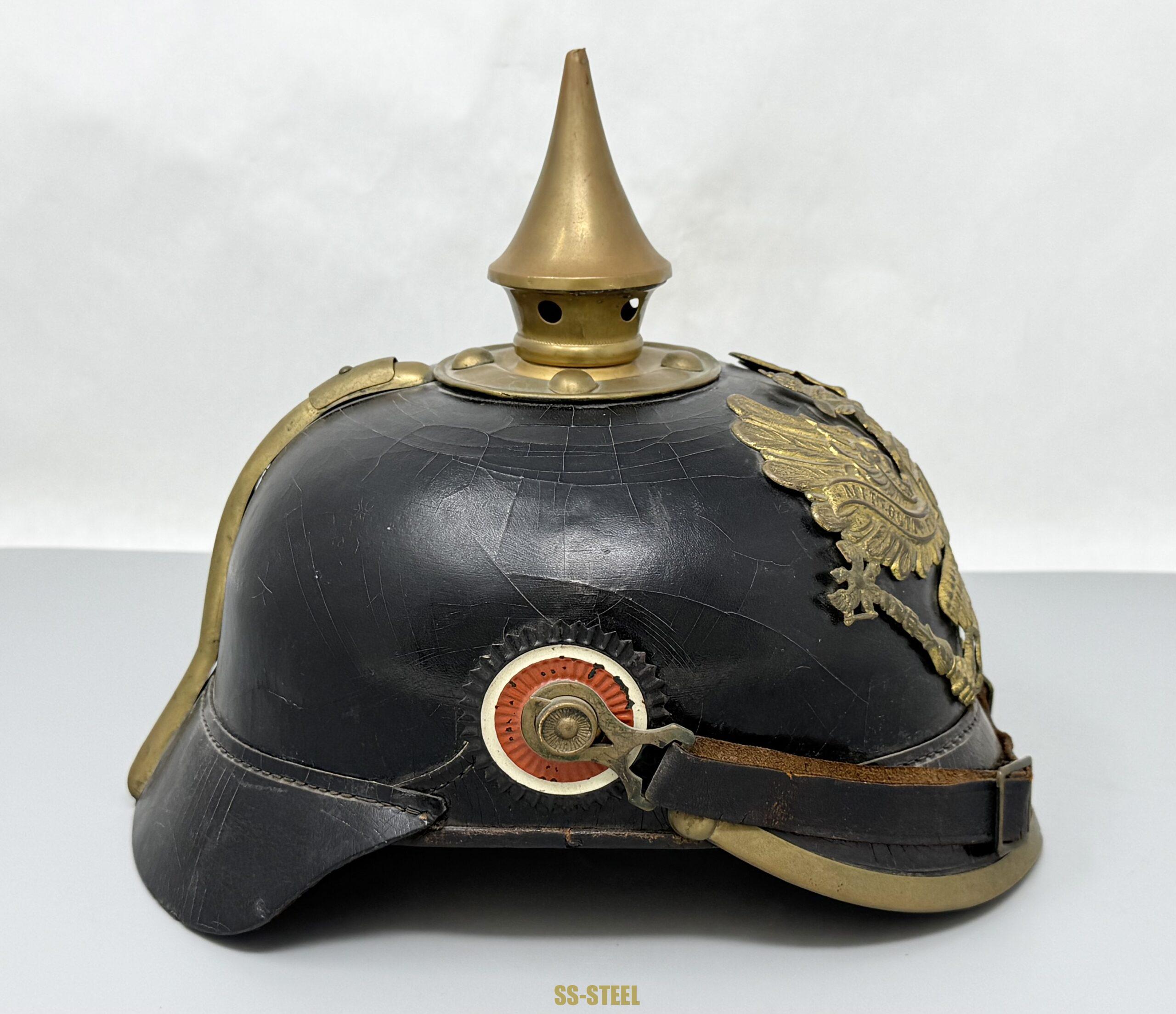 WWI Prussian M1895 Pickelhaube Spiked Helmet - Image 10