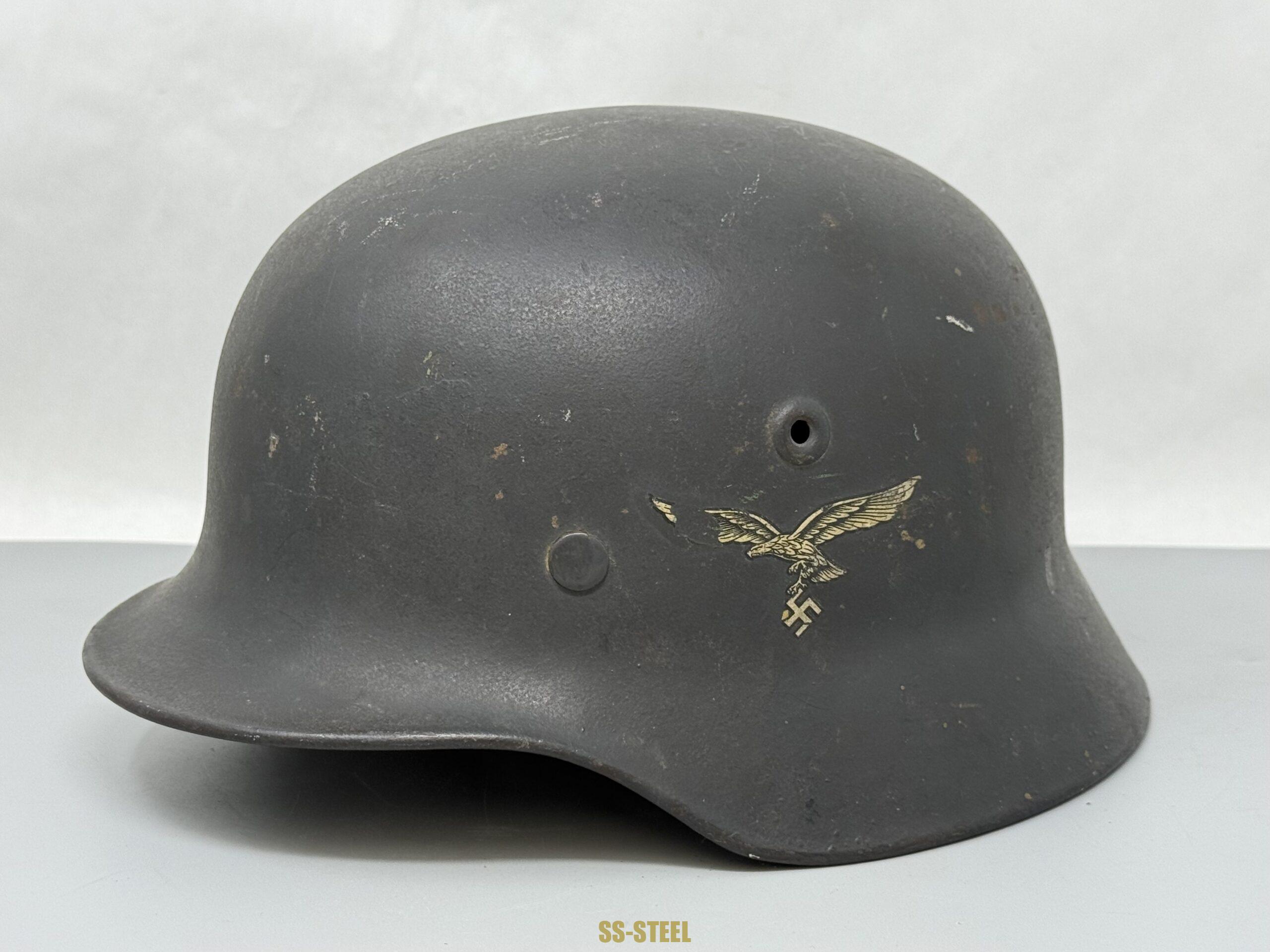 Luftwaffe M40 Single Decal Helmet -Quist 66 - Image 3