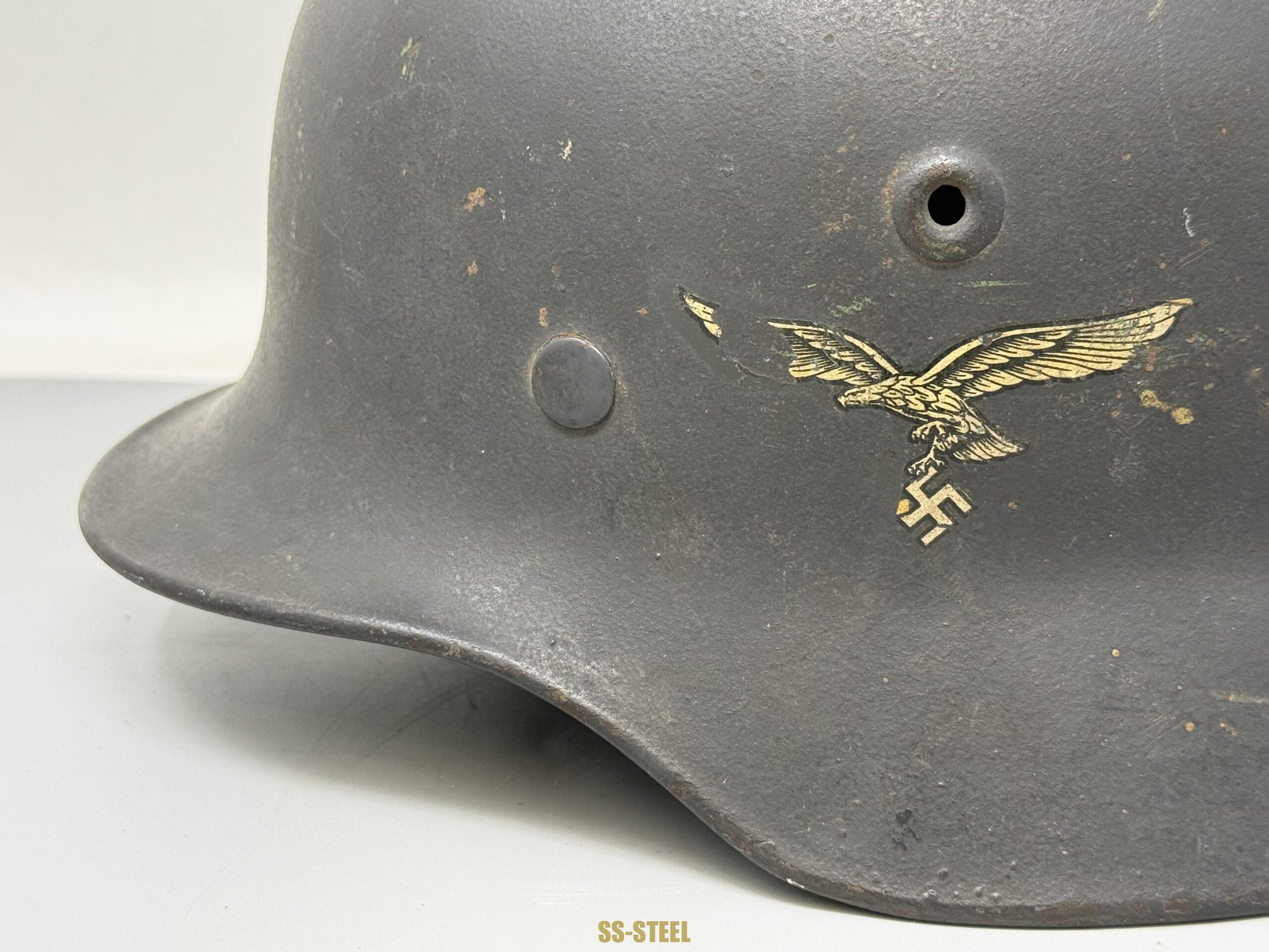 Luftwaffe M40 Single Decal Helmet -Quist 66 - Image 10