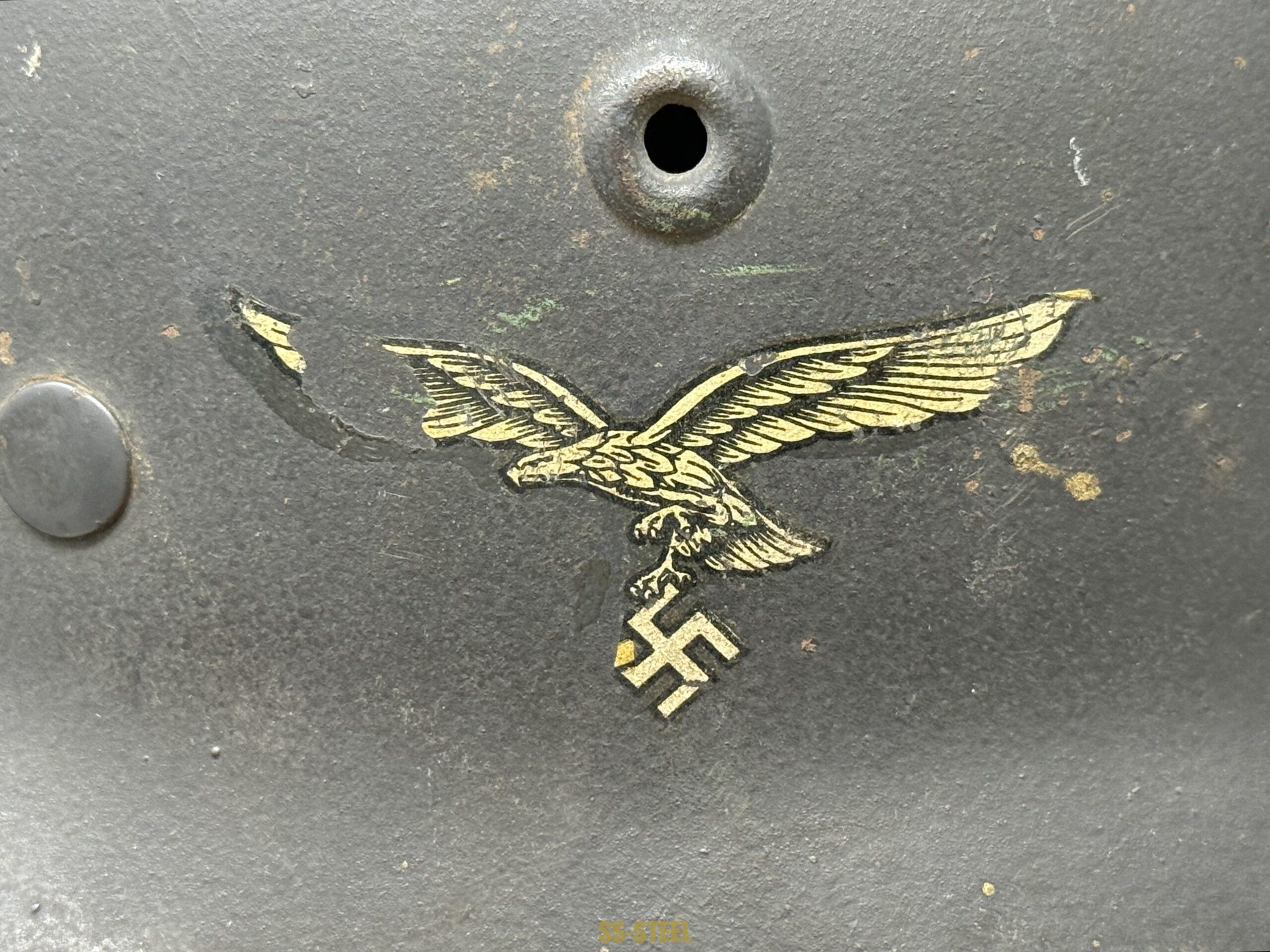 Luftwaffe M40 Single Decal Helmet -Quist 66 - Image 12