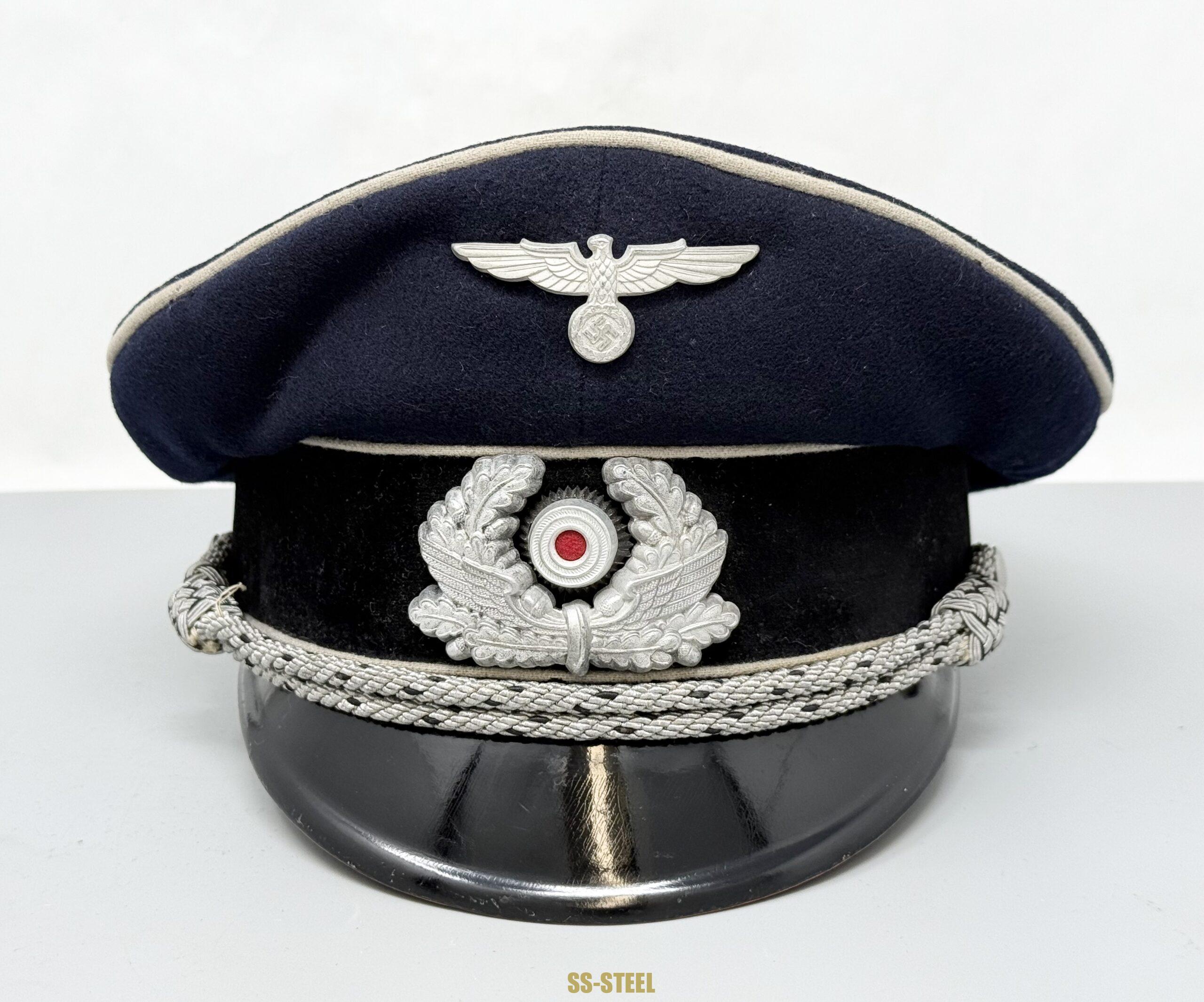 Bahnschutzpolizei Railway Protection Police Officer Visor