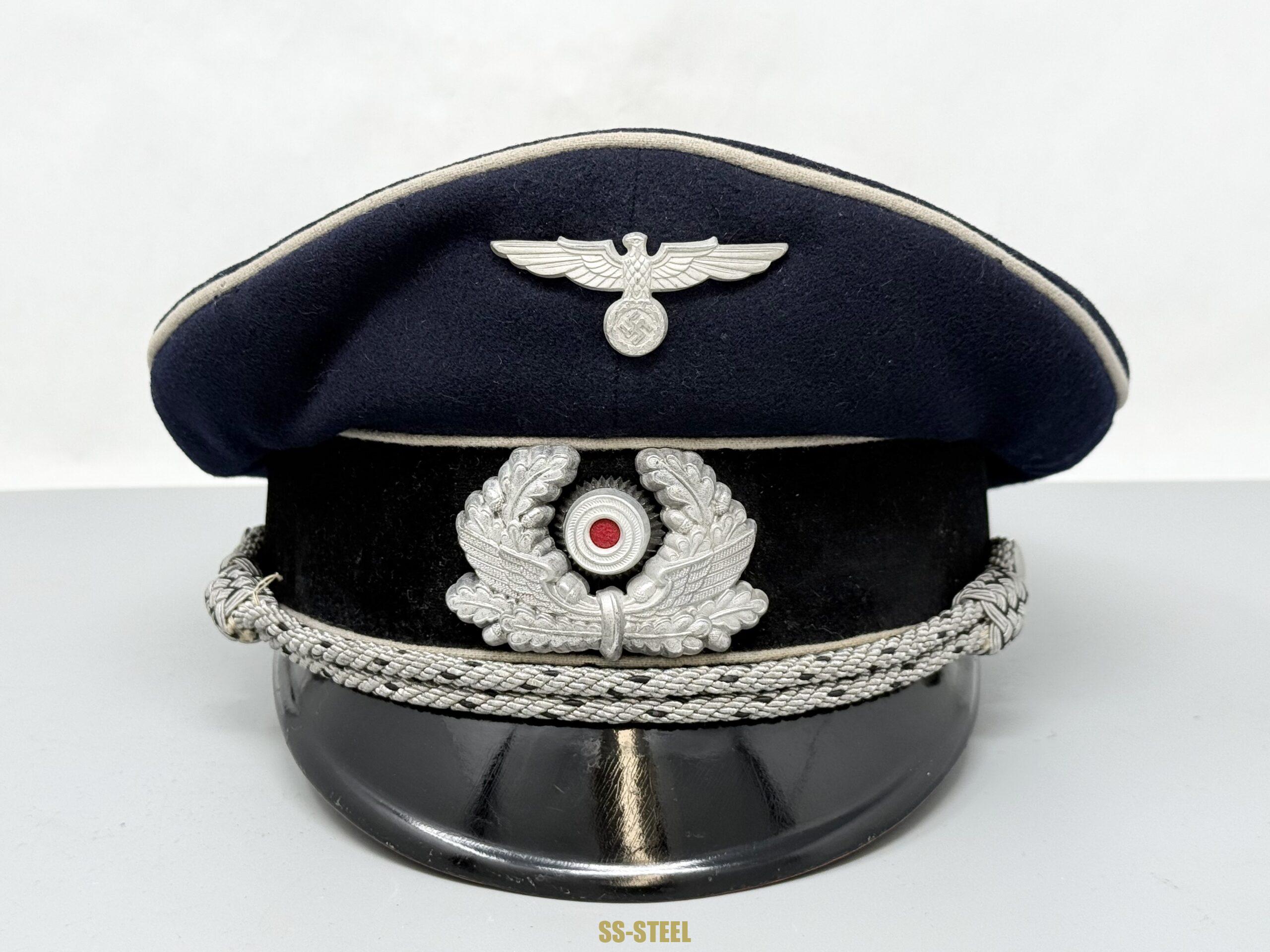 Bahnschutzpolizei Railway Protection Police Officer Visor - Image 2