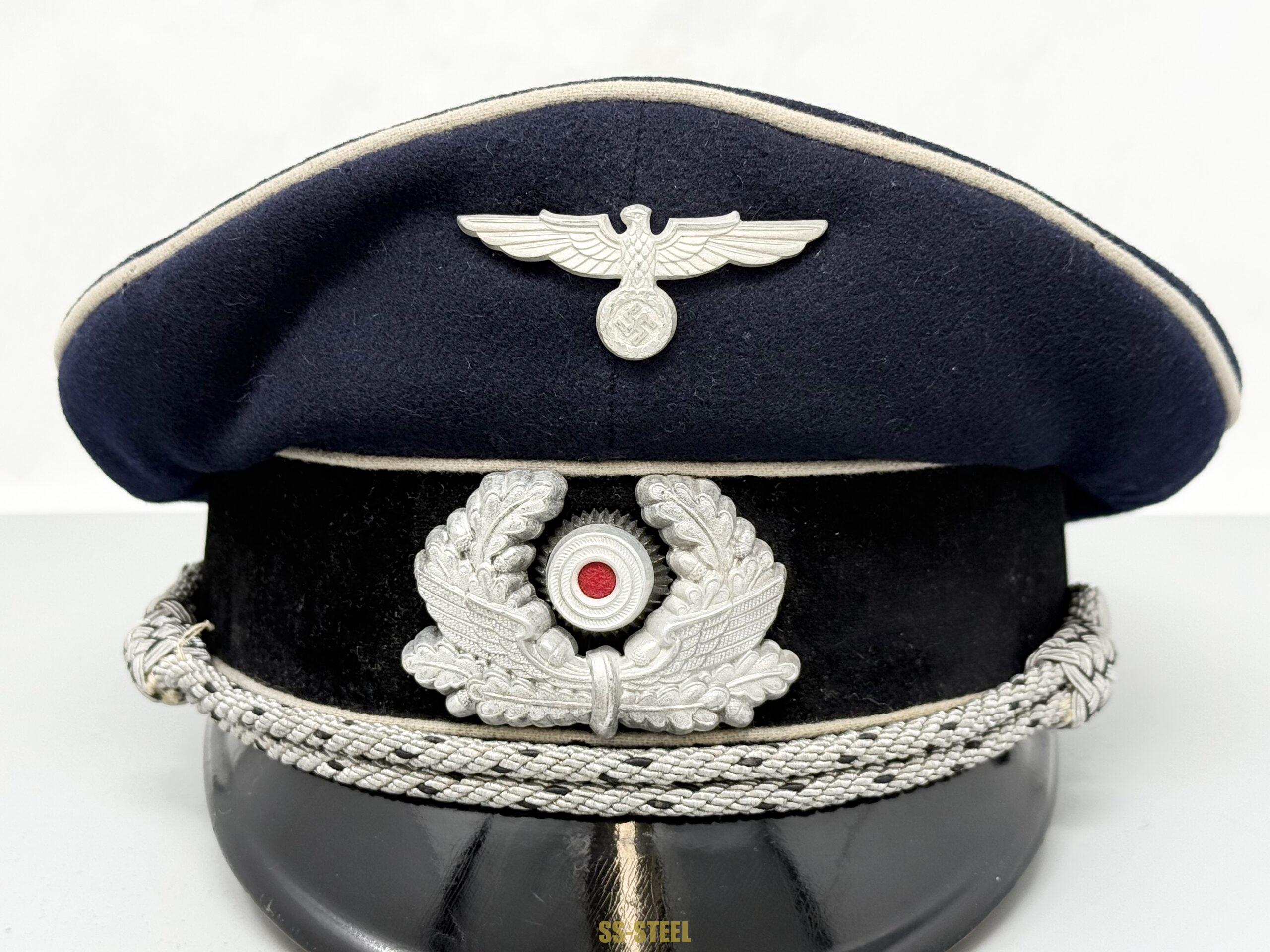 Bahnschutzpolizei Railway Protection Police Officer Visor - Image 3