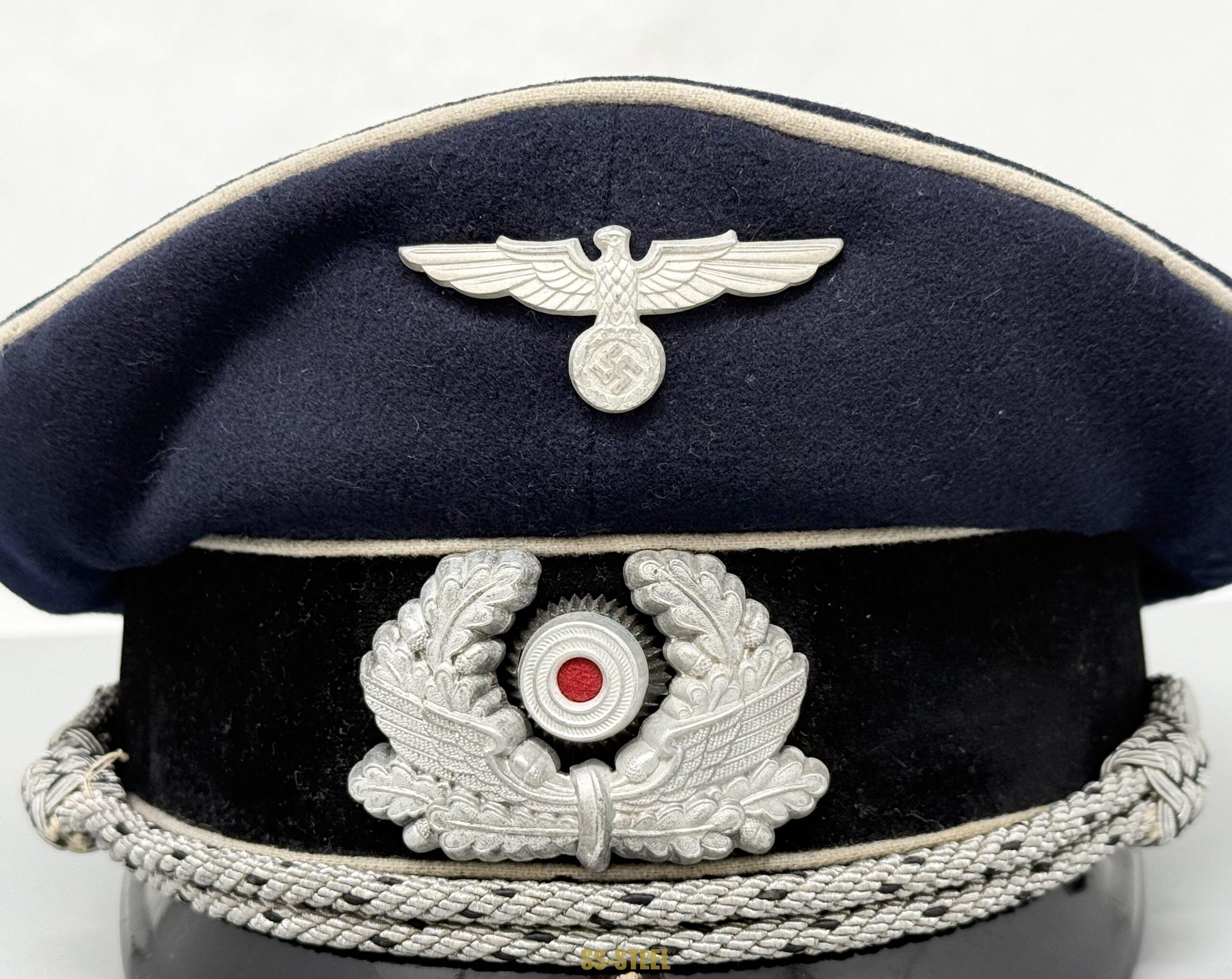 Bahnschutzpolizei Railway Protection Police Officer Visor - Image 4